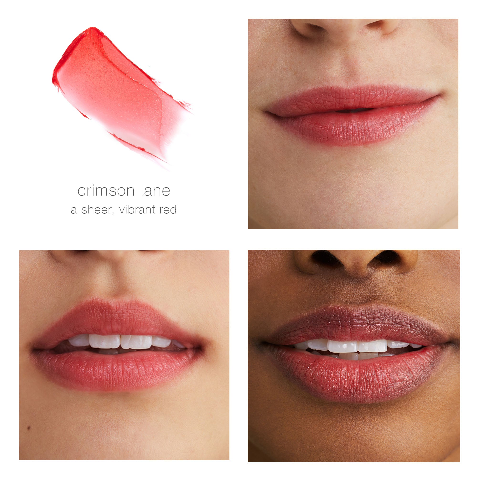 Tinted Daily Lip Balm, Crimson Lane, 3g