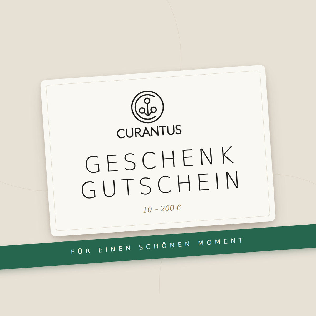 Symbolbild für einen Geschenkgutschein für Curantus
