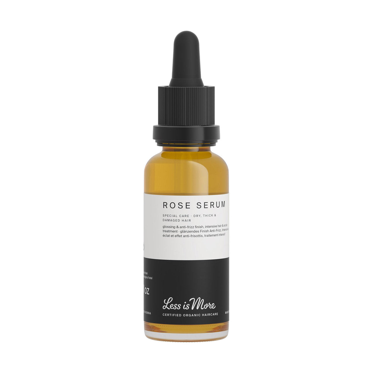 Pipettenflasche mit bernsteinfarbenem Haarserum