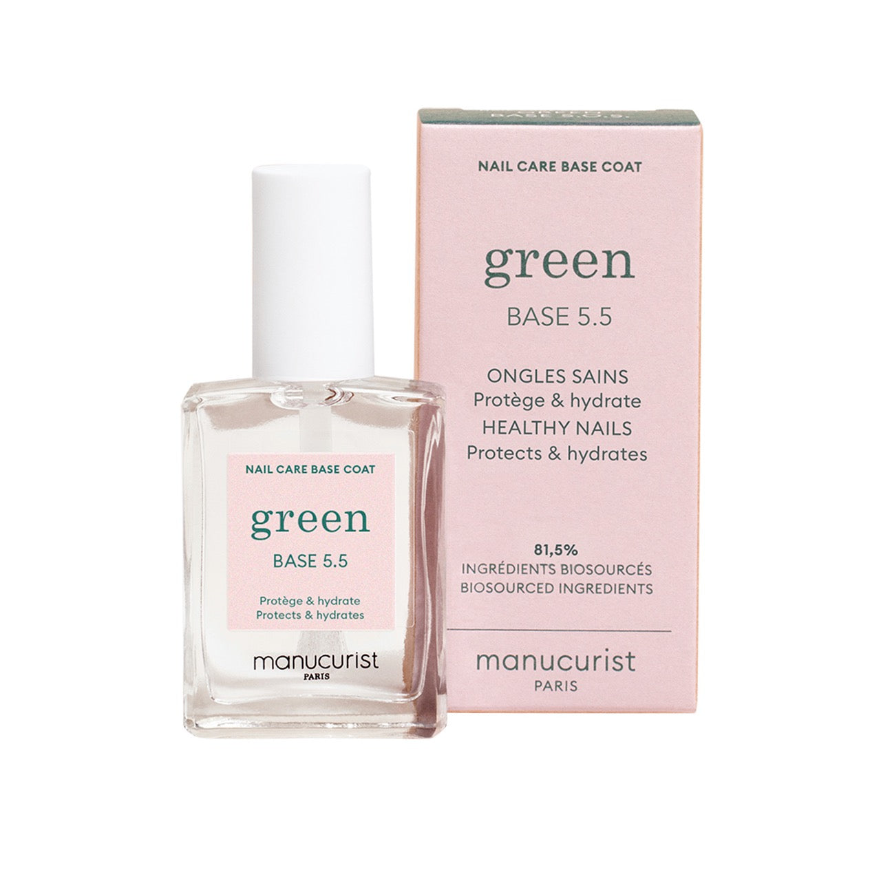 BASE 5.5, 15ml - Feuchtigkeit spendender Base Coat aus der Produktserie "green"