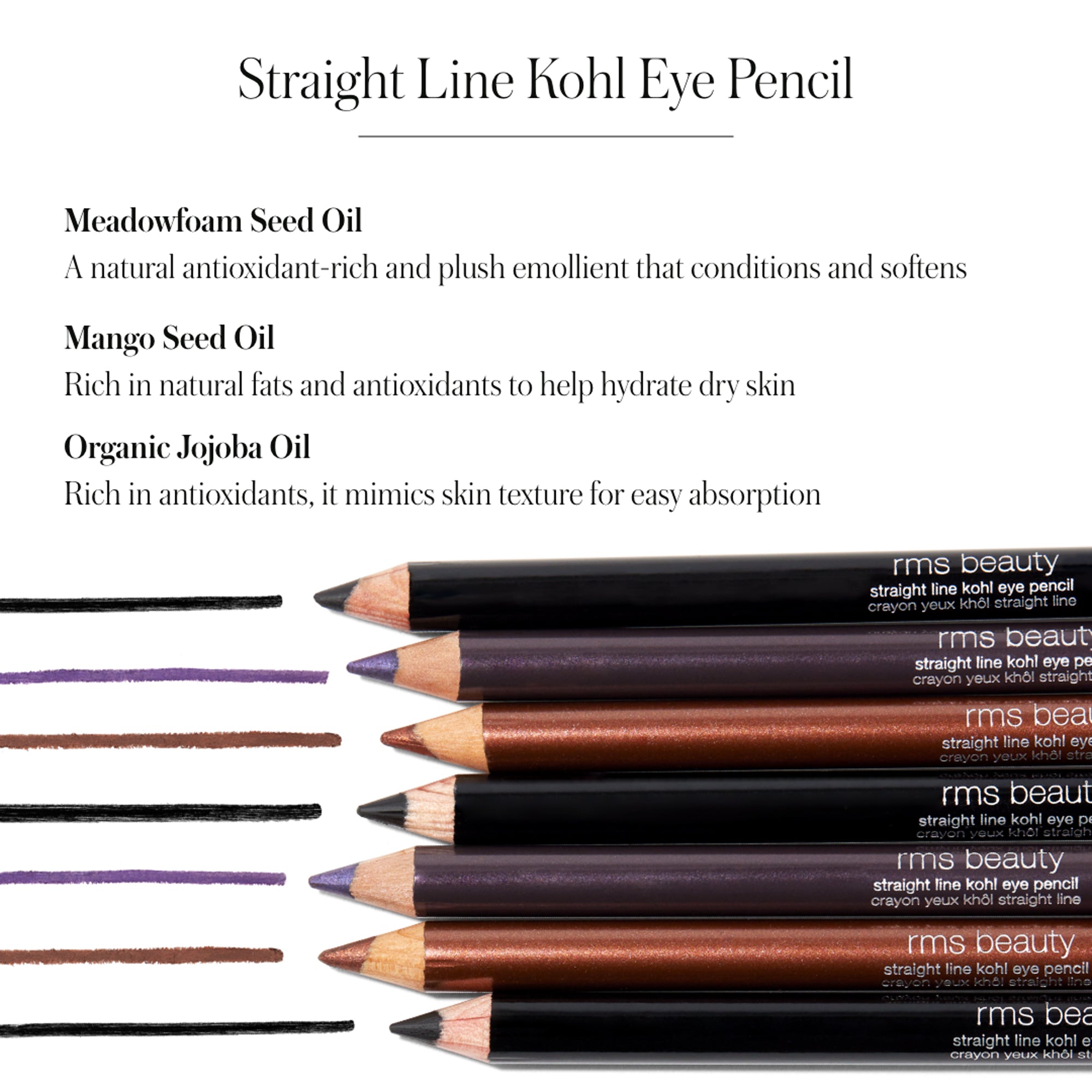 Straight Line Kohl Eye Pencil – Plum Definition (Pflaume), 1.08g