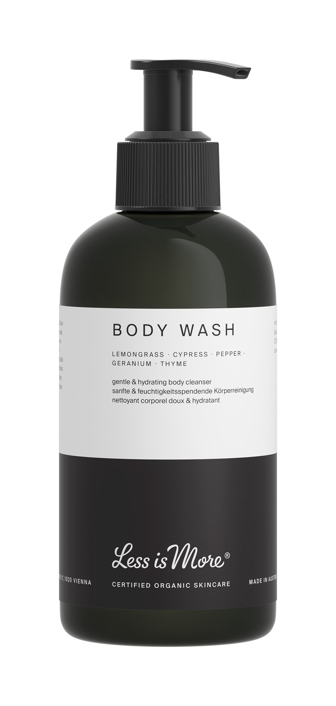 Body Wash Lemongrass (Zitronengras), 250ml