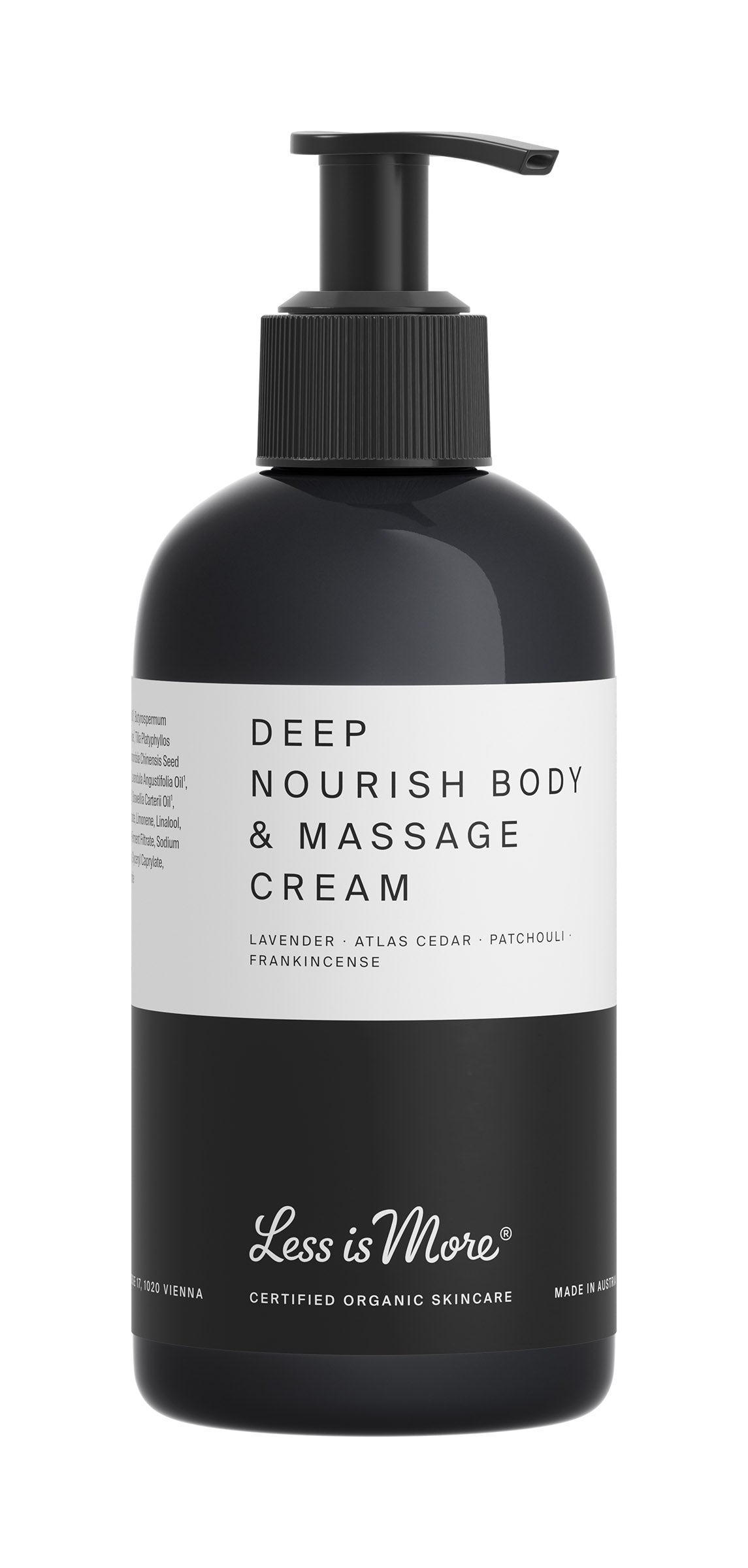 Deep Nourishing Body & Massage Cream Lavendar Atlas Cedar, 250ml