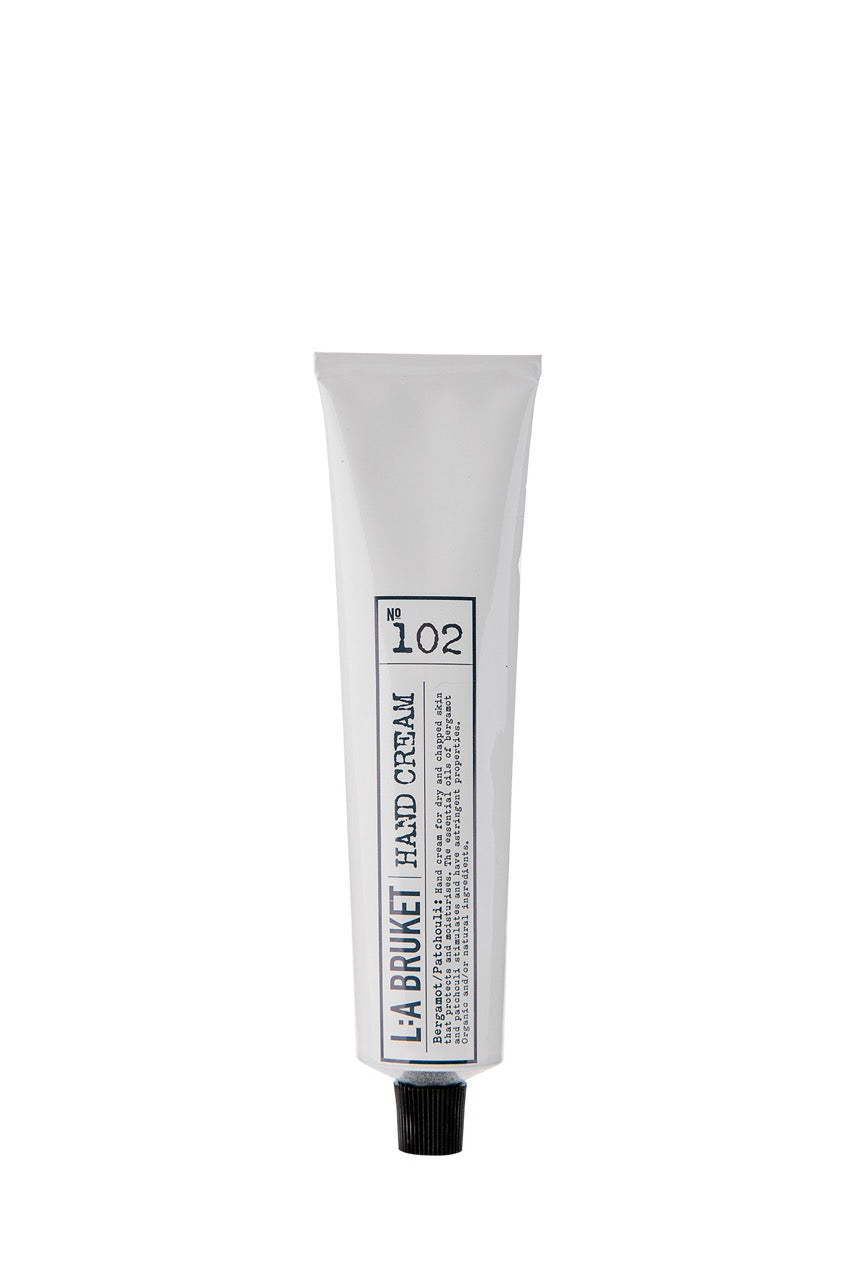 No 102 Handcreme Bergamot & Patchouli, 30ml