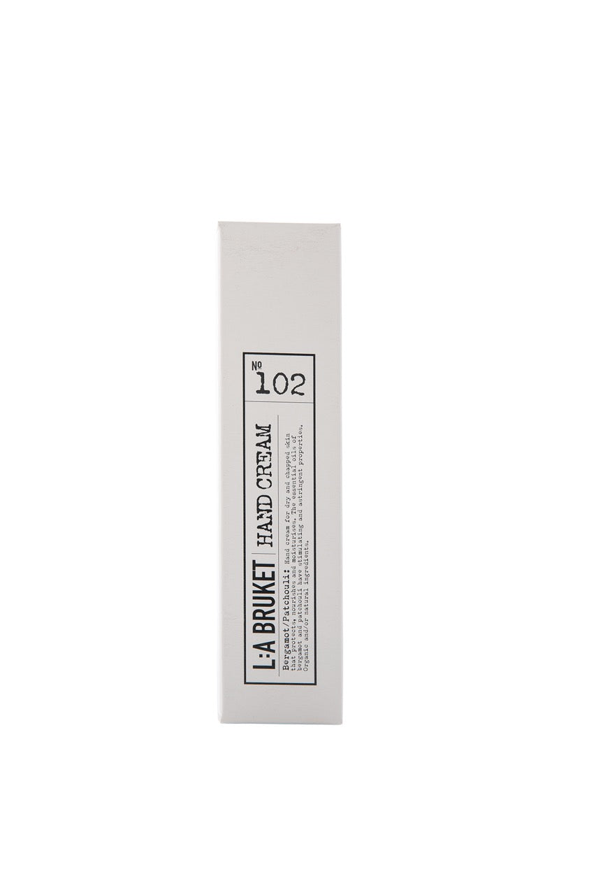 No 102 Handcreme Bergamot & Patchouli, 30ml