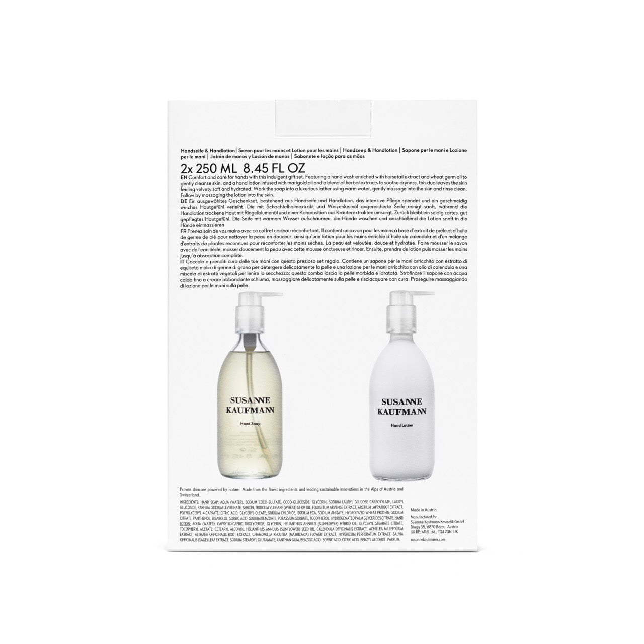 Hand Soap & Hand Lotion Kit - Handseife und Handlotion als Set, 2 x 250ml