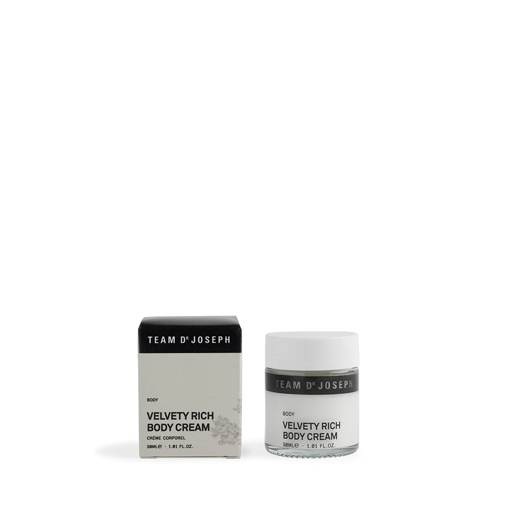 TEAM DR JOSEPH: Velvety Rich Body Cream, 30ml - Reisegröße