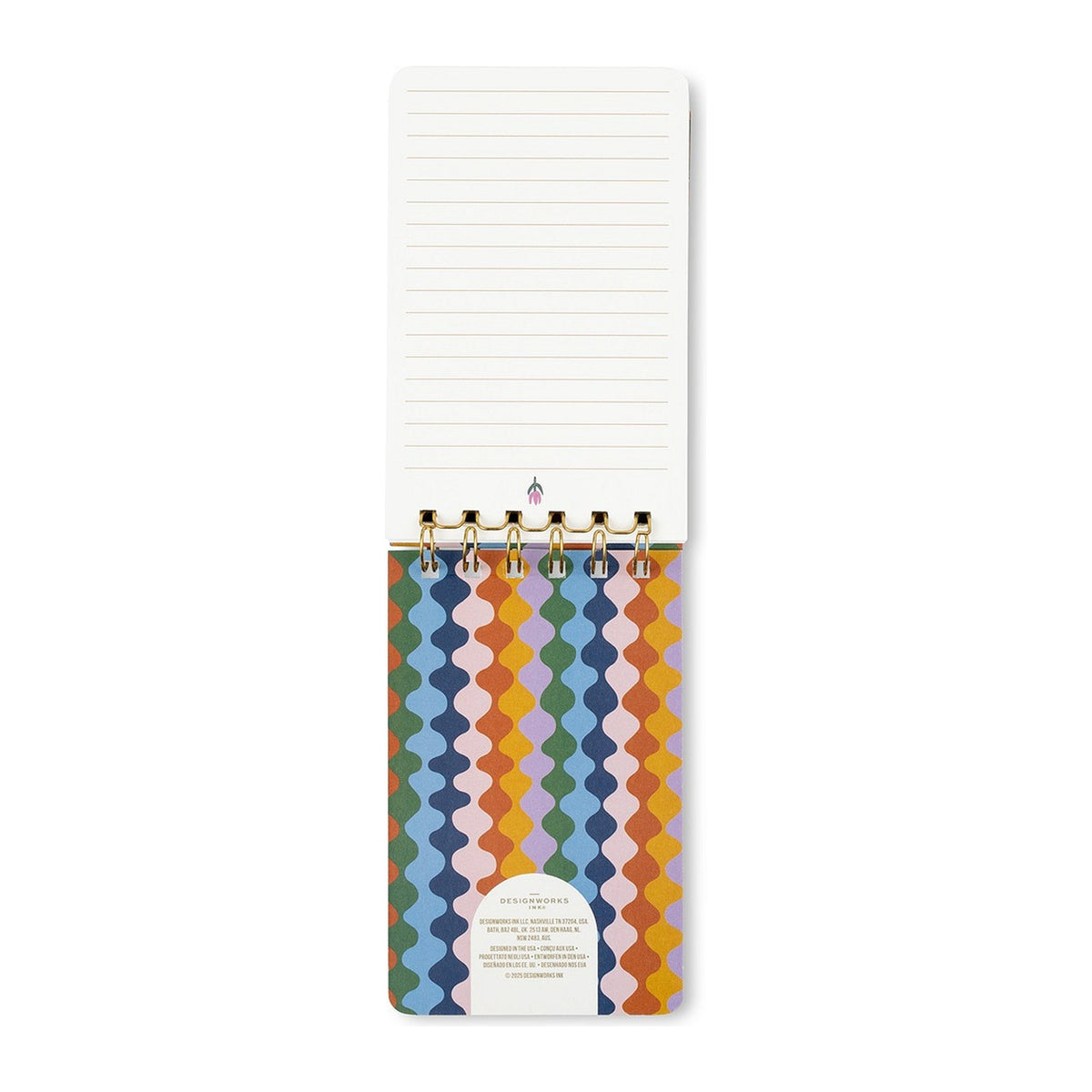 Designworks Ink A Dopo Notizblock Blue Cheetahs, DIN A6 – Rückseite