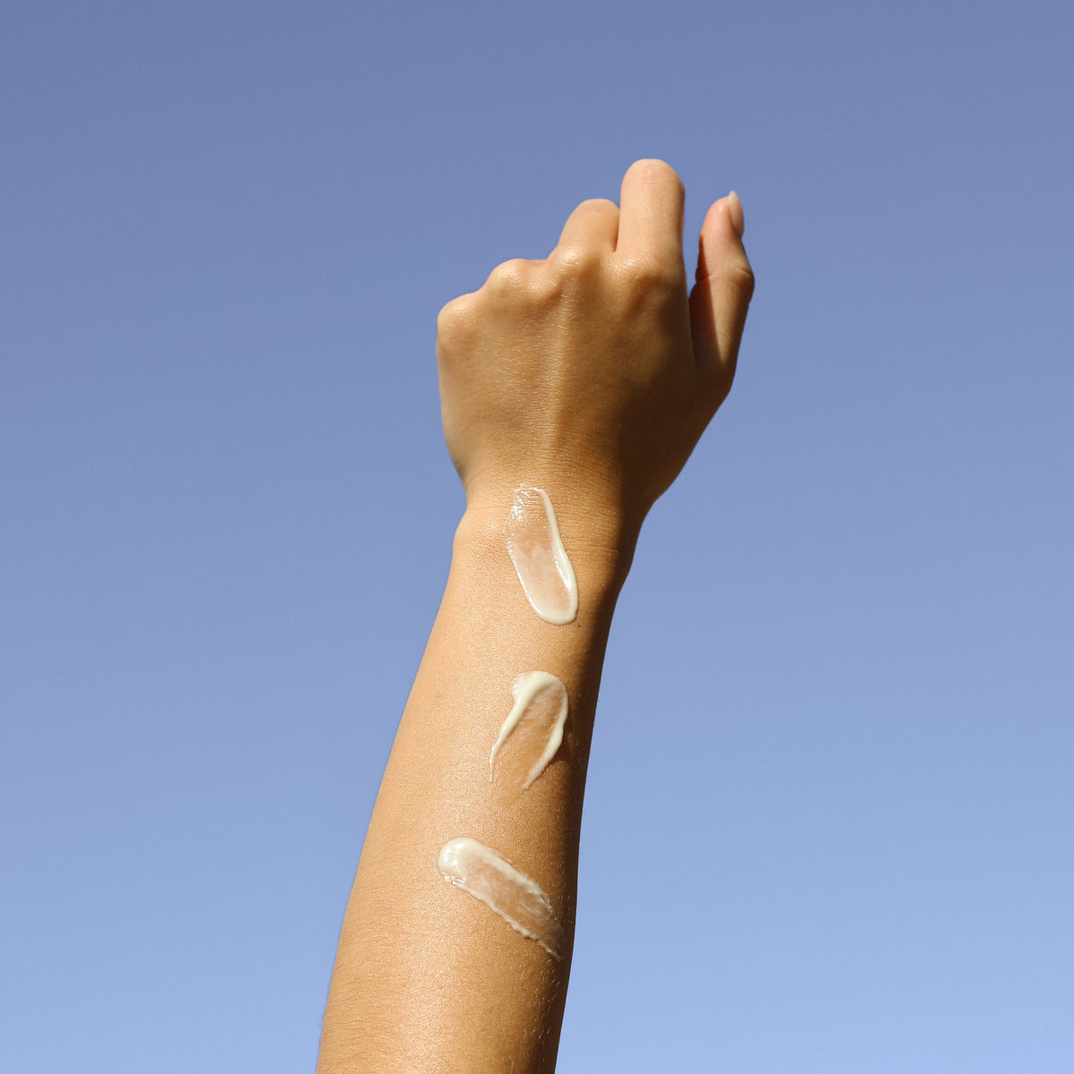 ECO BY SONYA Body Milk – Textur auf dem Arm