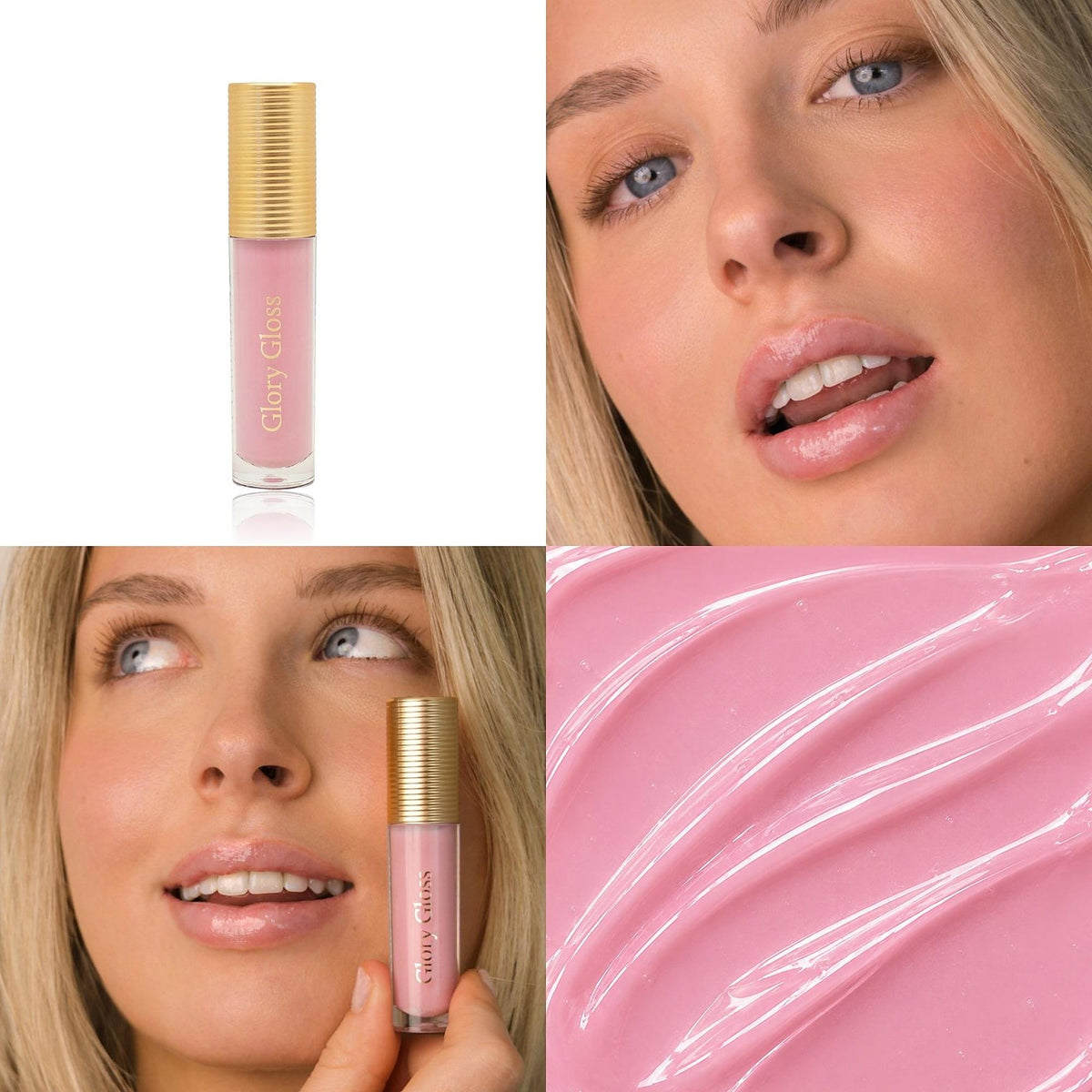 ECO BY SONYA Glory Gloss Candy 21 – Übersicht Produkt, Tragebild und Textur