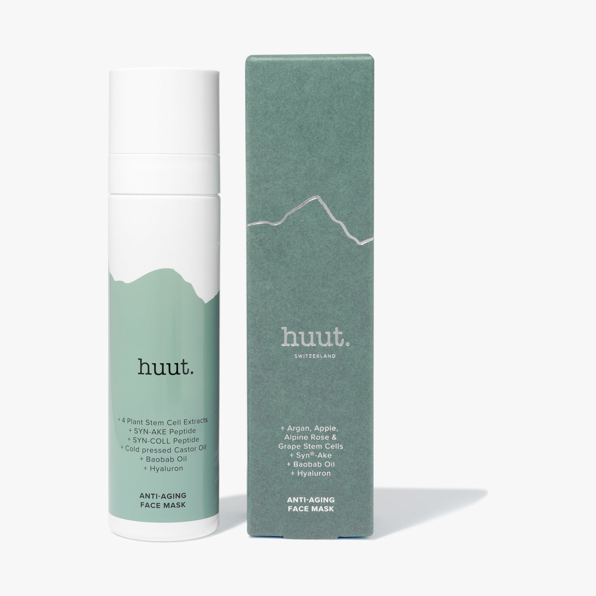 Anti Aging Face Mask von huut. mit Faltschachtel
