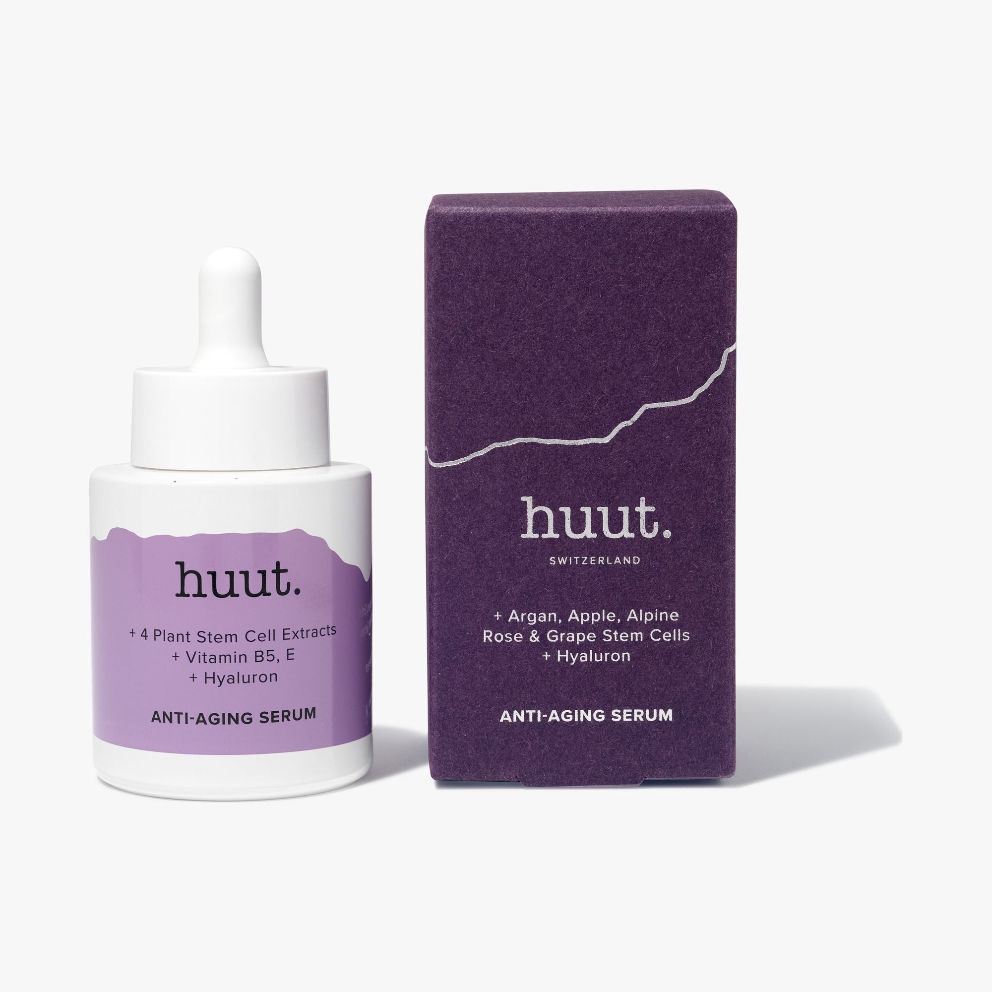 Anti Aging Serum von huut. mit Faltschachtel