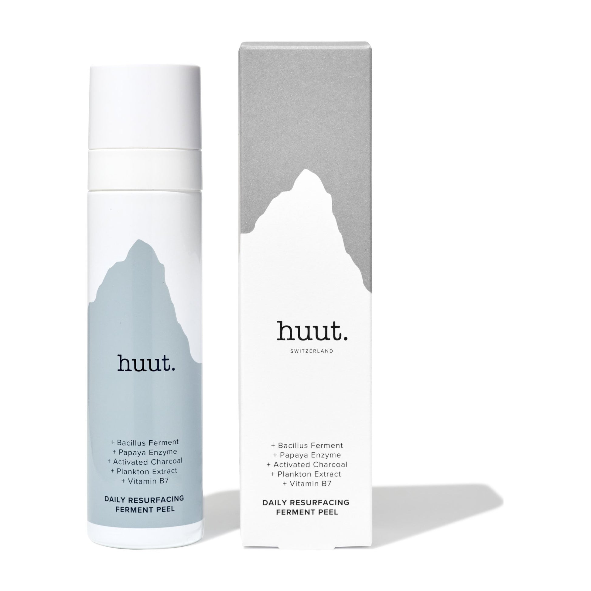 huut. Daily Resurfacing Ferment Peel – Airless-Flasche mit Verpackung