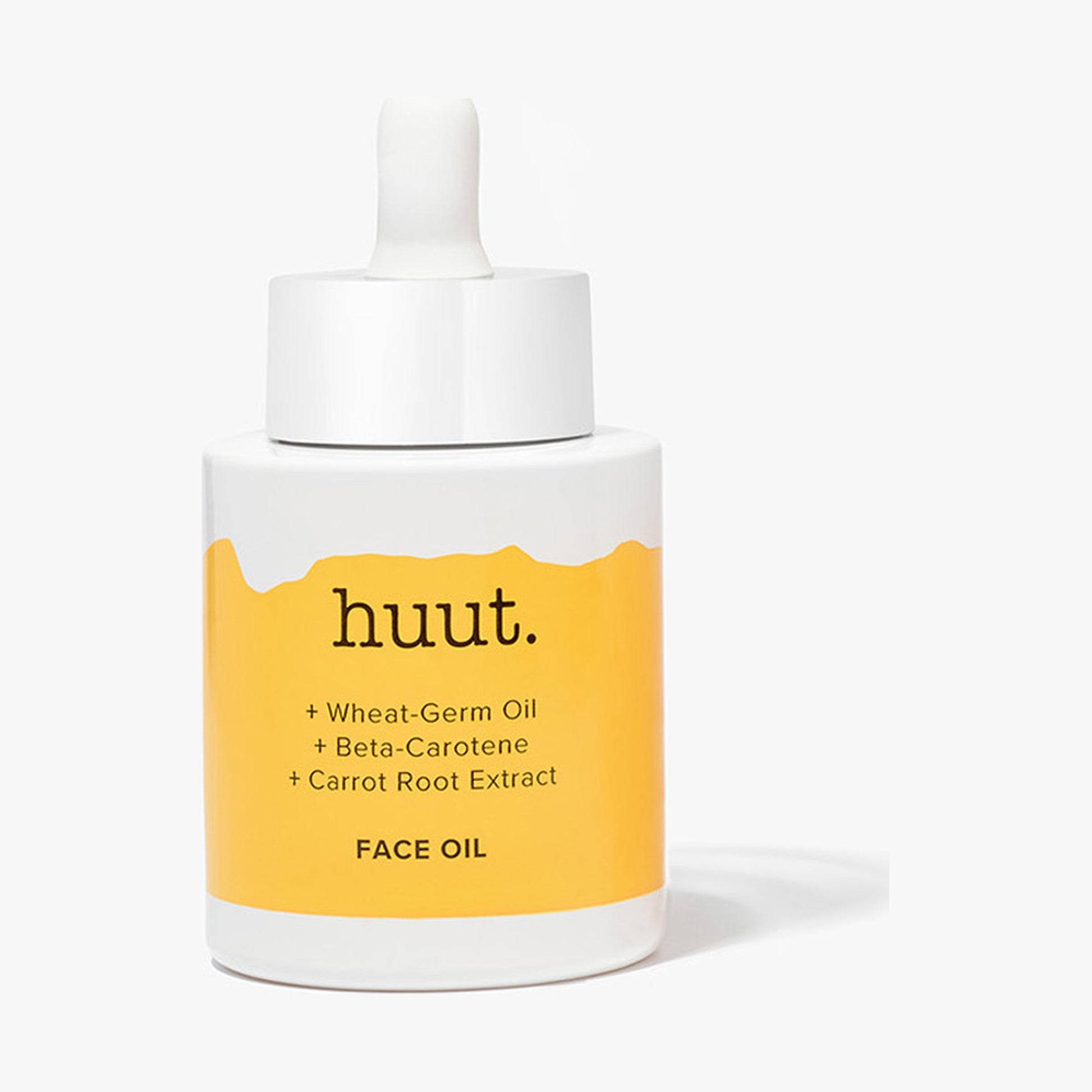Face Oil / Gesichtsöl von huut., Packshot der Pipettenflasche vor weißem Hintergrund