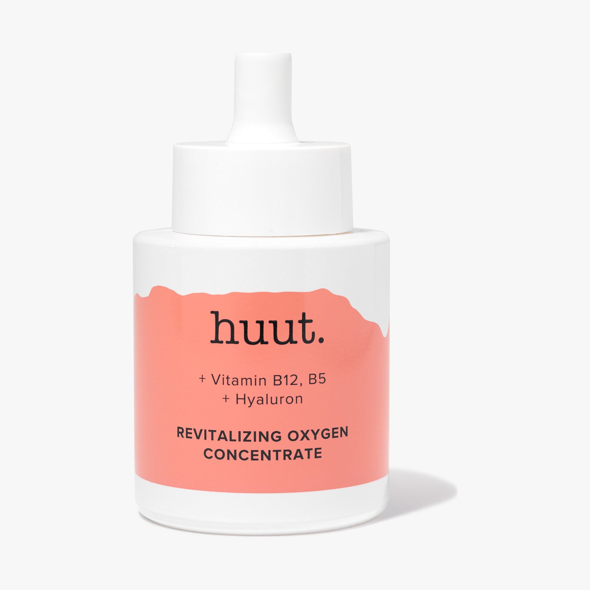 Revitalizing Oxygen Concentrate von huut., Packshot der Pipettenflasche vor weißem Hintergrund