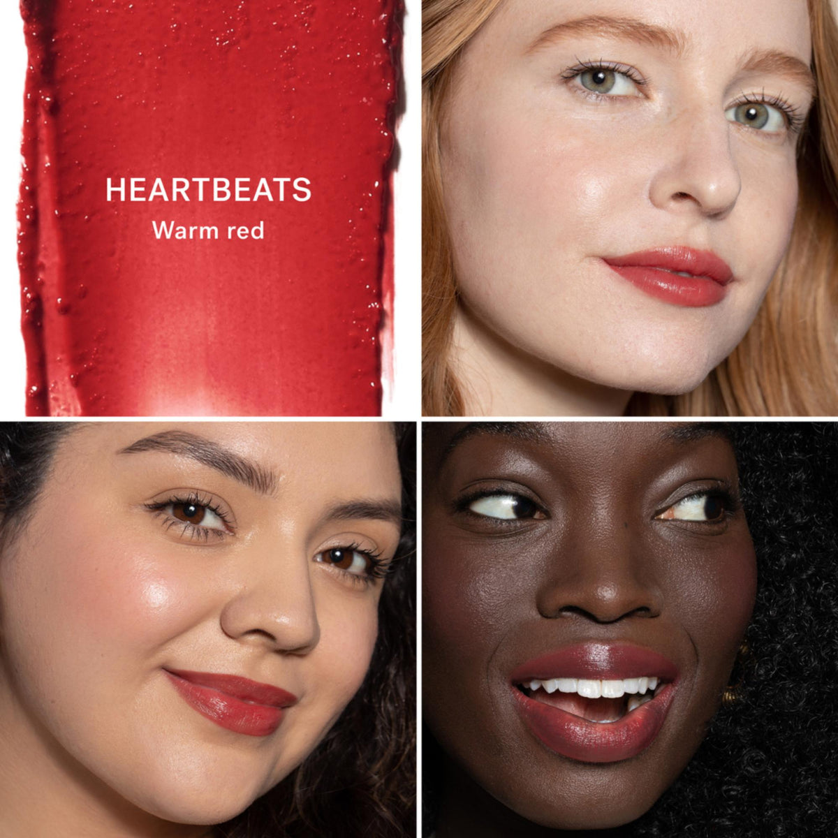 ILIA Beauty Balmy Tint Hydrating Lip Balm - Heartbeats, 4.4g – Farbton Heartbeats an vier Modellen