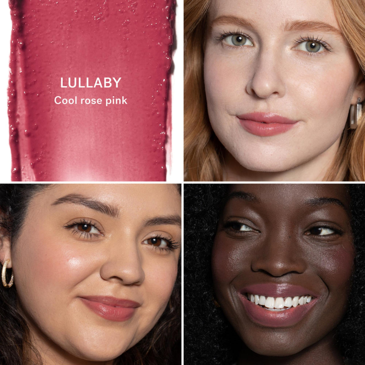 ILIA Beauty Balmy Tint Hydrating Lip Balm - Lullaby, 4.4g – Farbton Lullaby auf den Lippen
