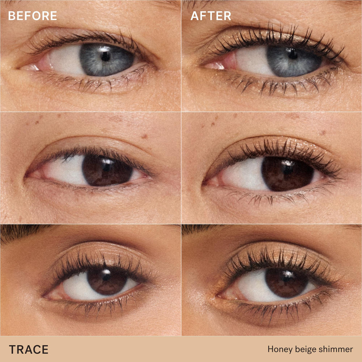 ILIA Beauty Thru Line Waterproof Eyeliner Trace – vorher und nachher