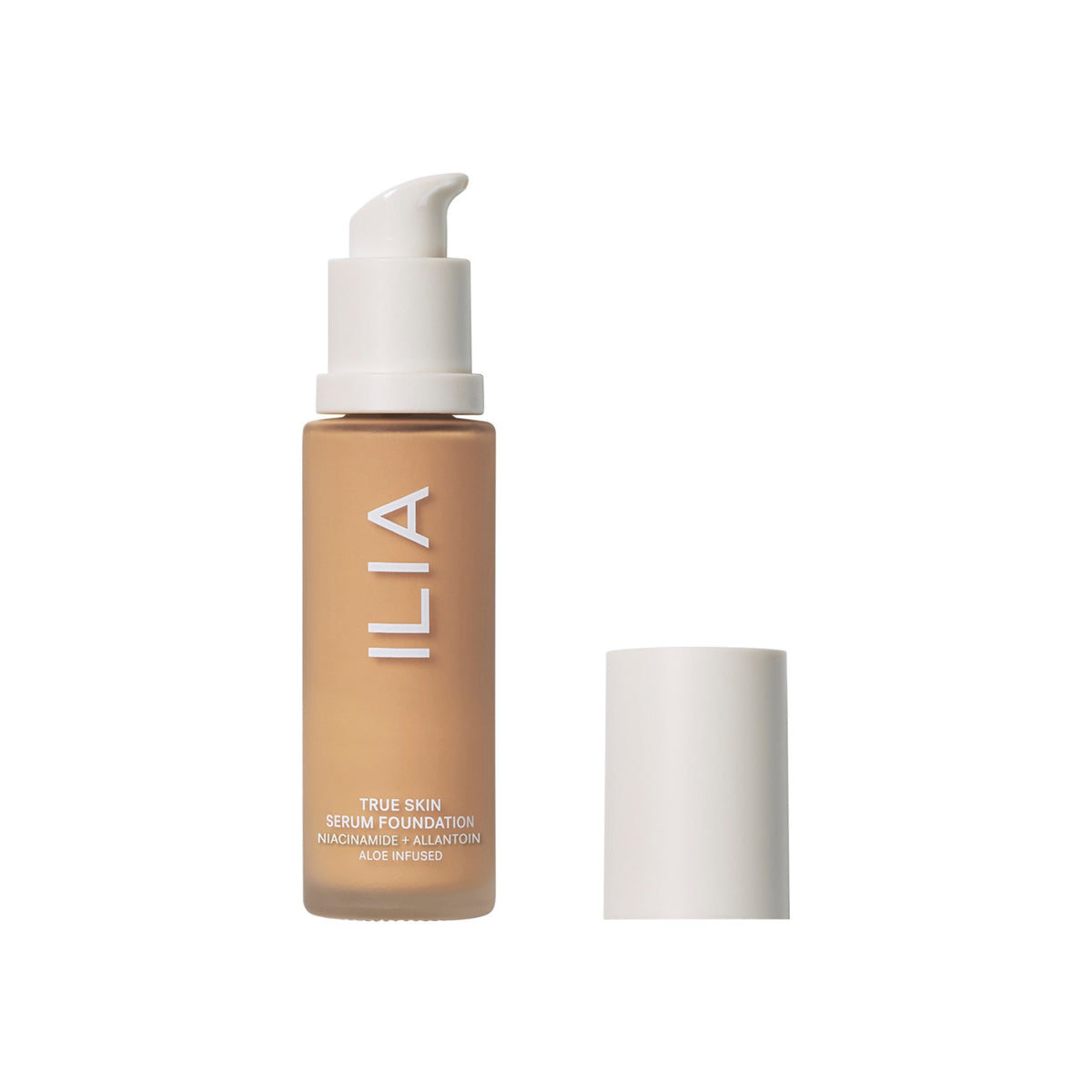 ILIA Beauty True Serum Foundation – SF7 Catalina, 30ml – Pumpflasche mit abgenommener Kappe