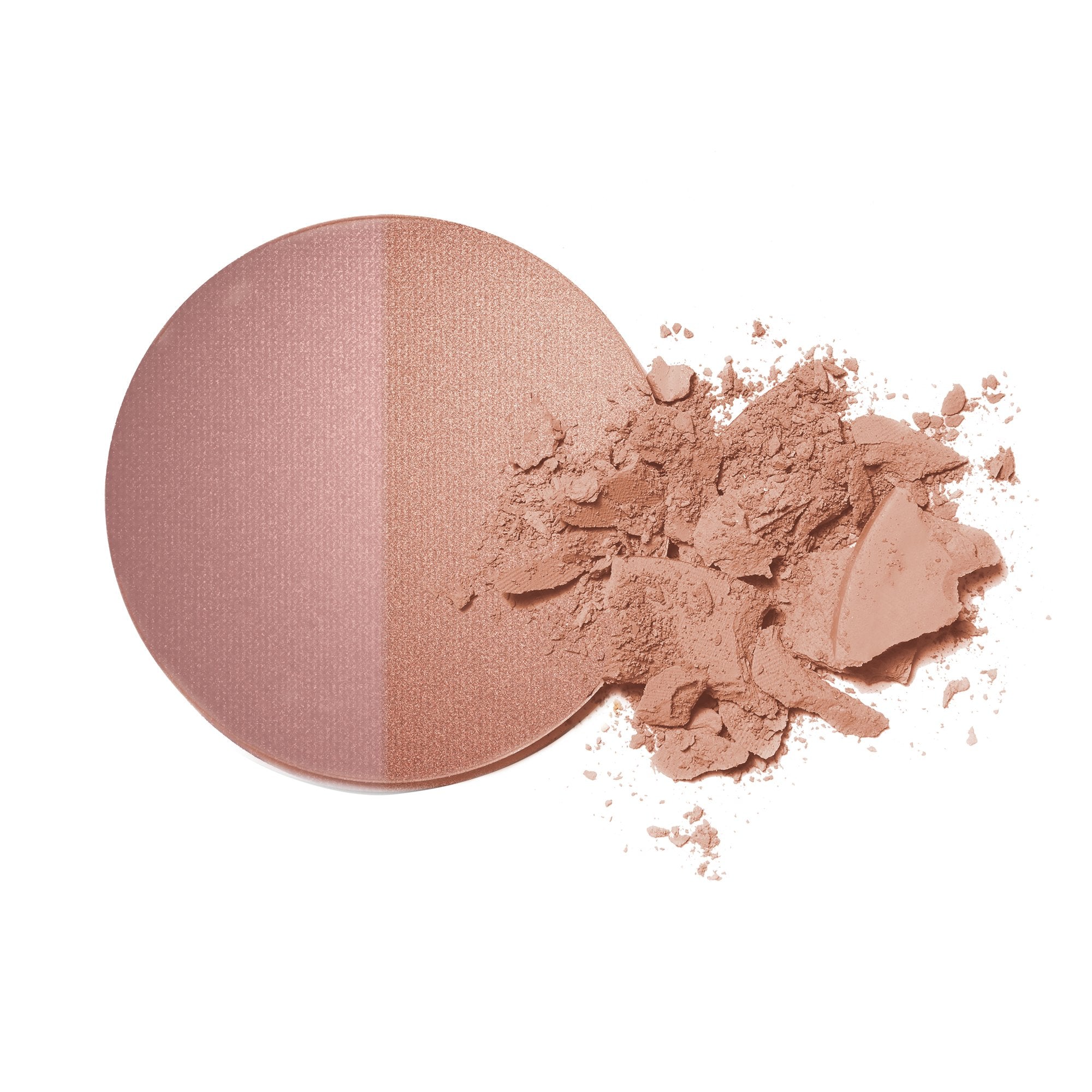 INIKA Organic Baked Mineral Blush Duo Burnt Peach / Gebrannter Pfirsich Swatch