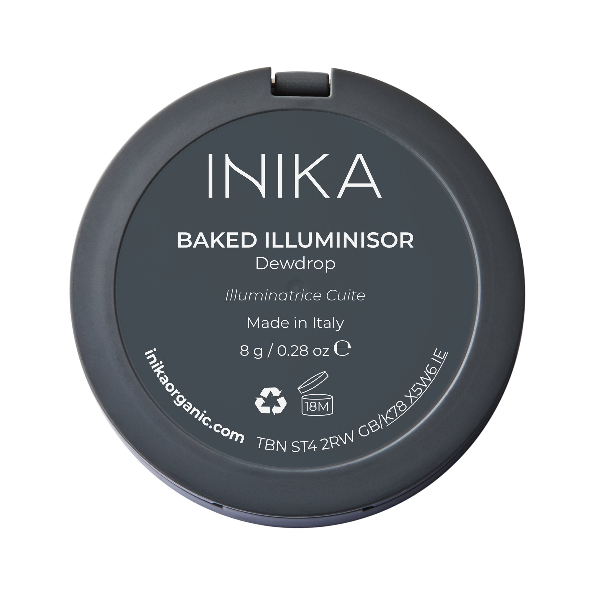 INIKA Organic Baked Illuminisor Dewdrop / Tautropfen Rückseite