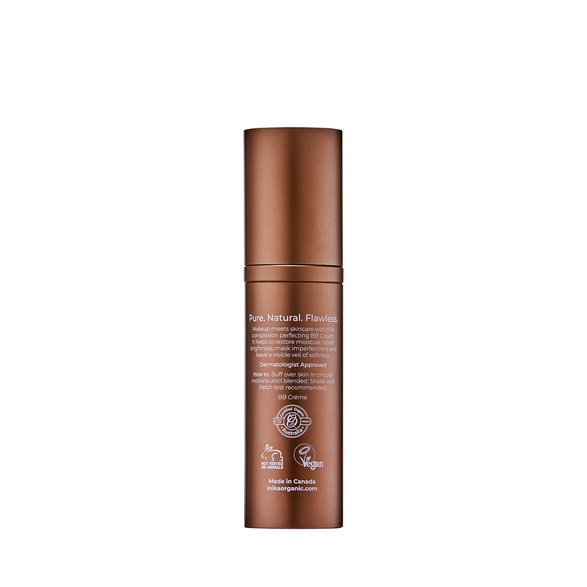 INIKA Organic BB Cream Honey / Honig Rückseite