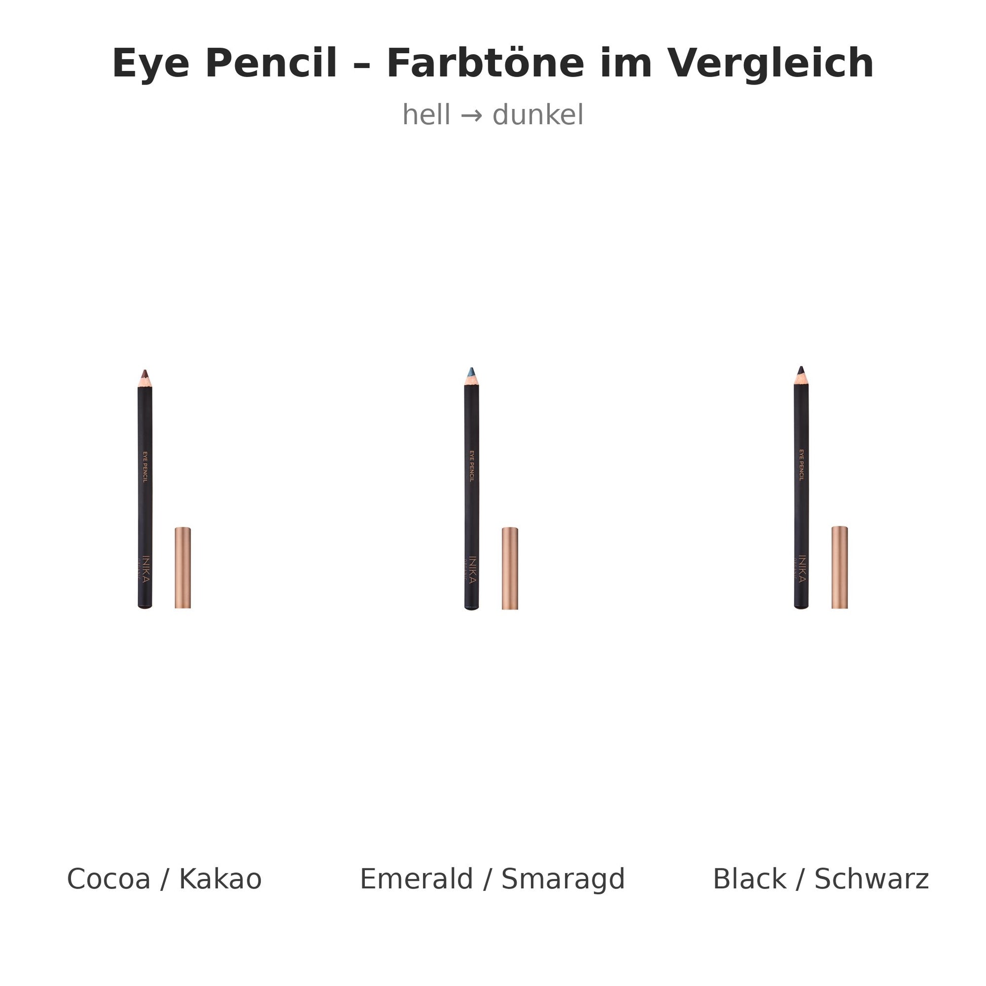 INIKA Organic Eye Pencil Farbtöne