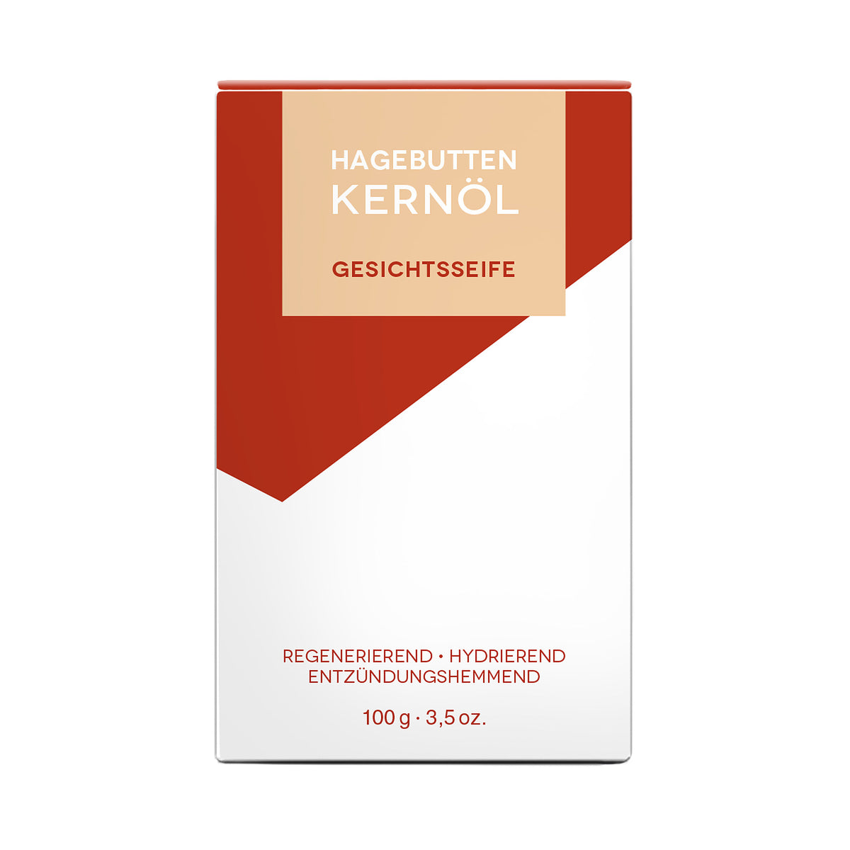 KLAR Gesichtsseife Hagebuttenkernöl – Verpackung