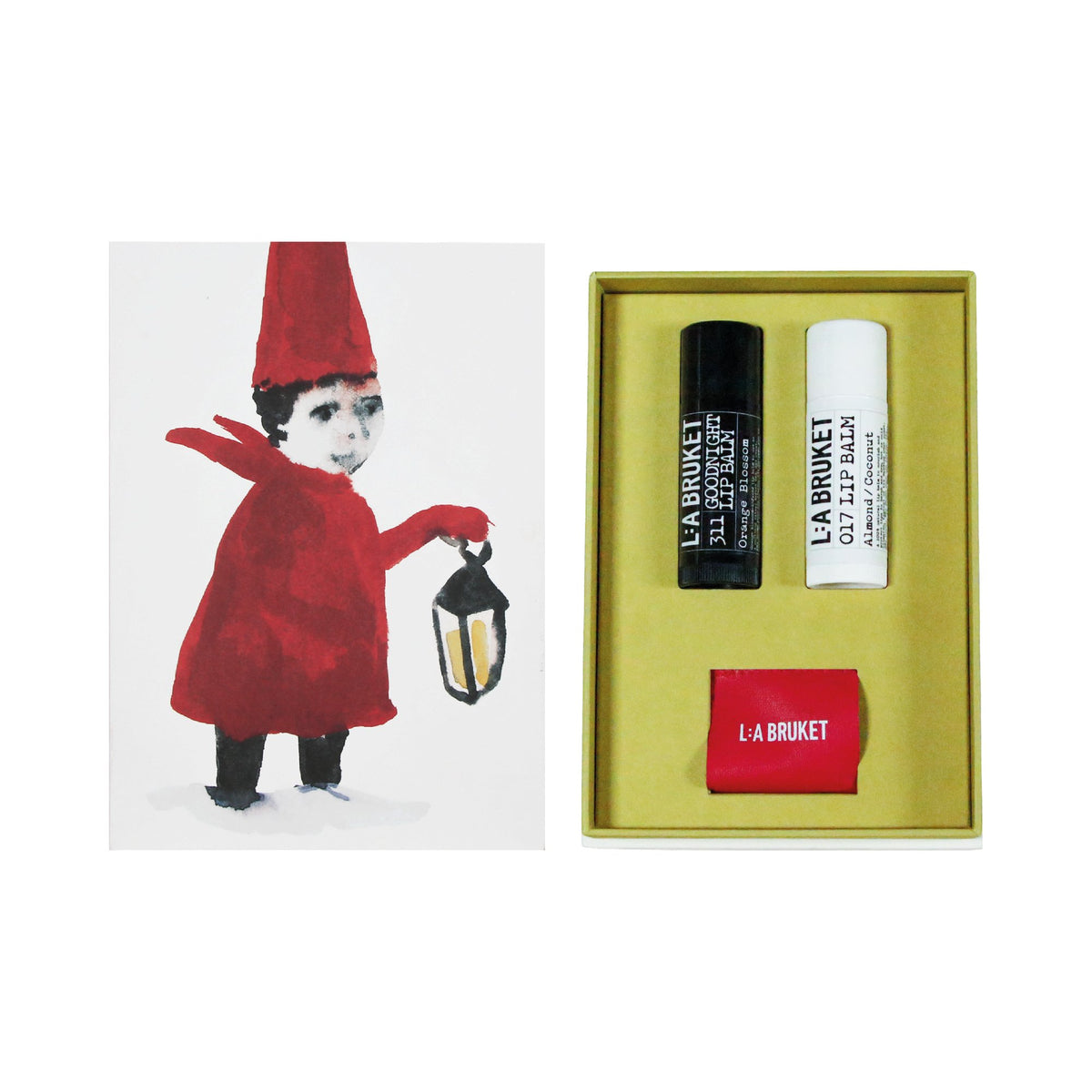 L:A BRUKET Little Traveller – Geschenkset mit Aquarell von Alex Simpson