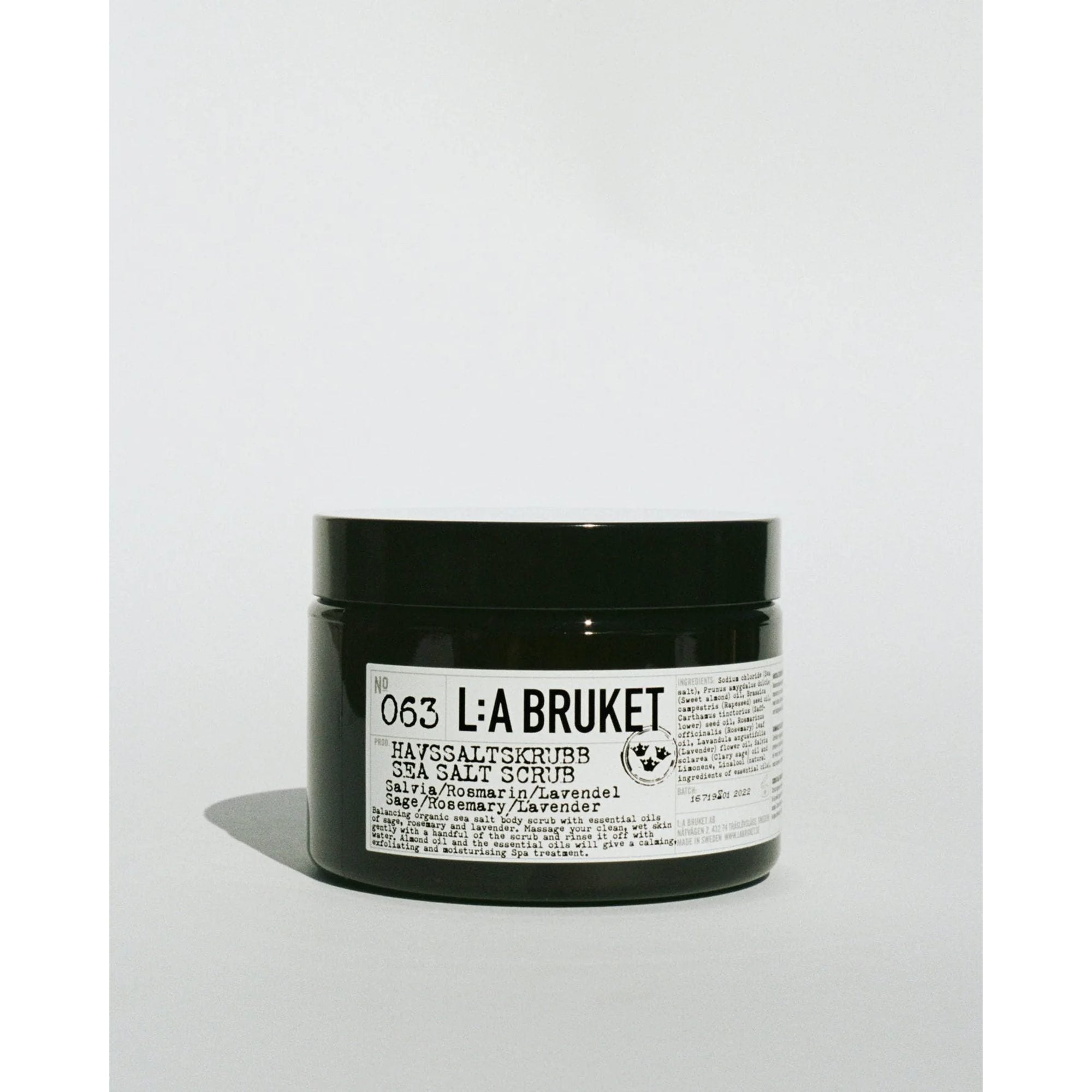 L:A BRUKET No 063 Salz Peeling Salbei/Rosmarin/Lavendel (Sea Salt Scrub)