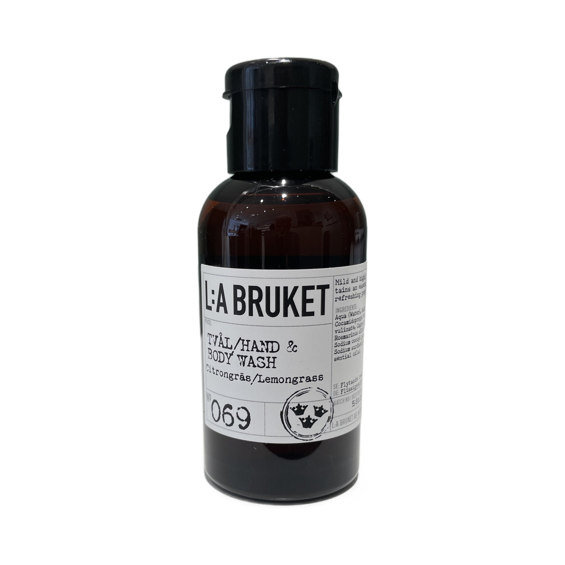 L:A BRUKET No 069 Hand & Body Wash Lemongrass 55ml