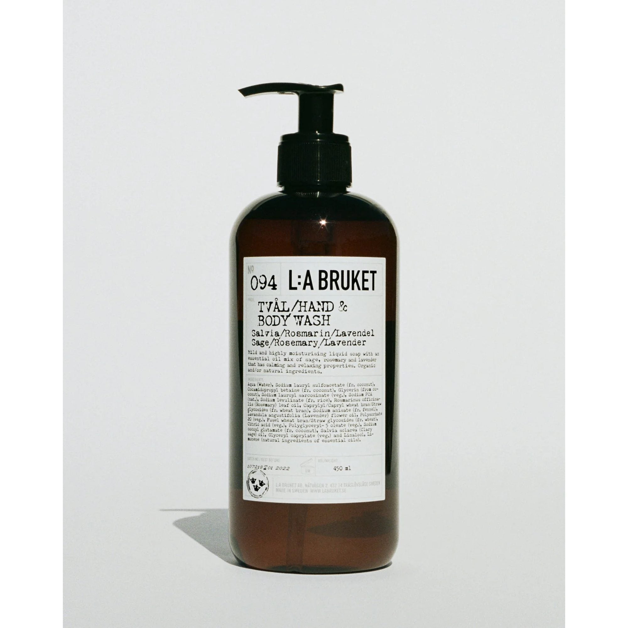 L:A BRUKET No 094 Hand & Body Wash Salbei/Rosmarin/Lavendel