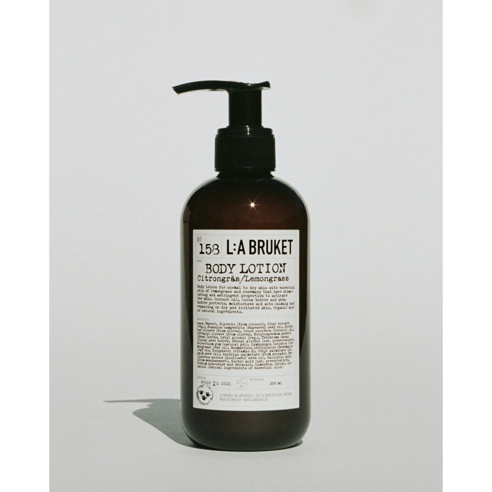 L:A BRUKET No 158 Body Lotion Lemongrass