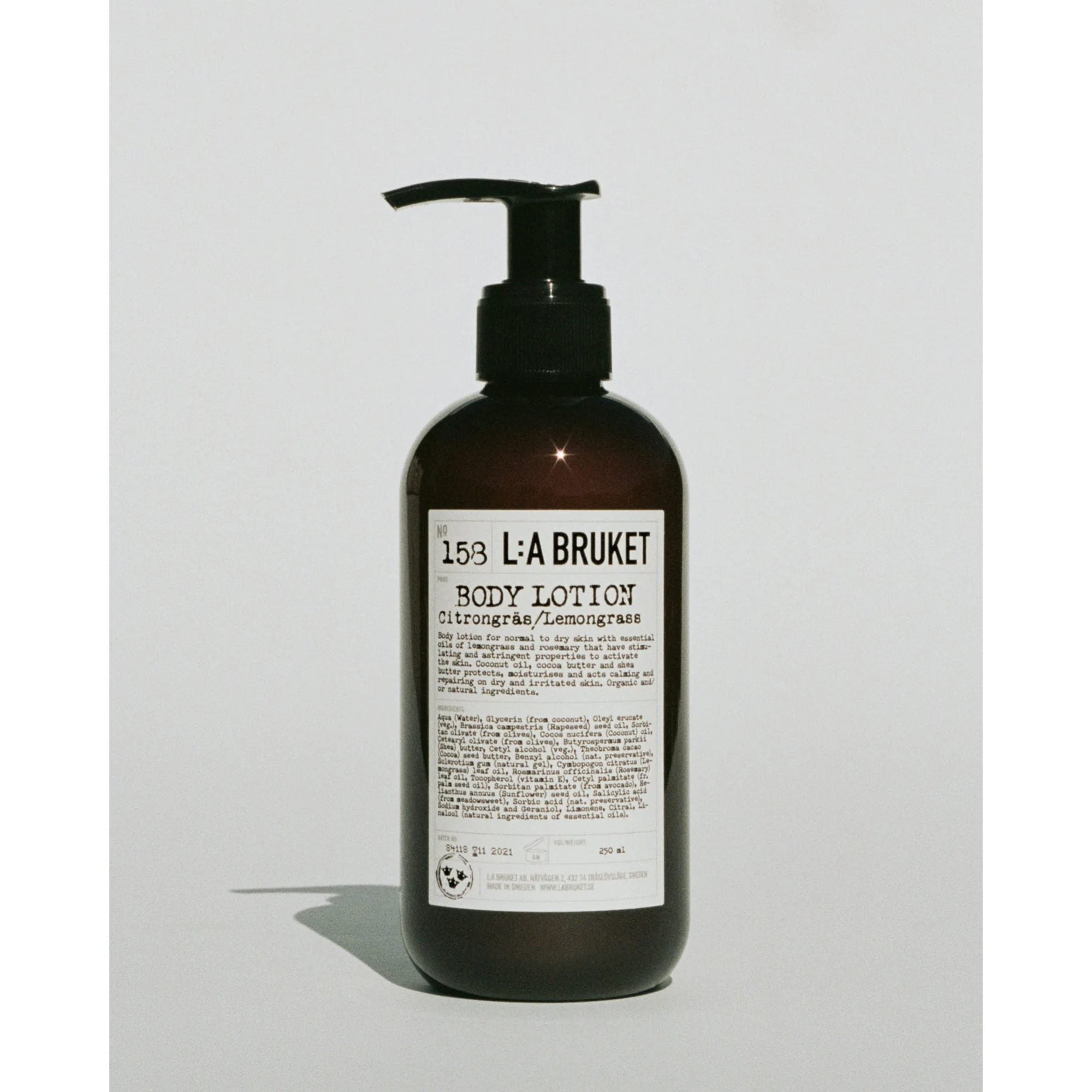 L:A BRUKET No 158 Body Lotion Lemongrass