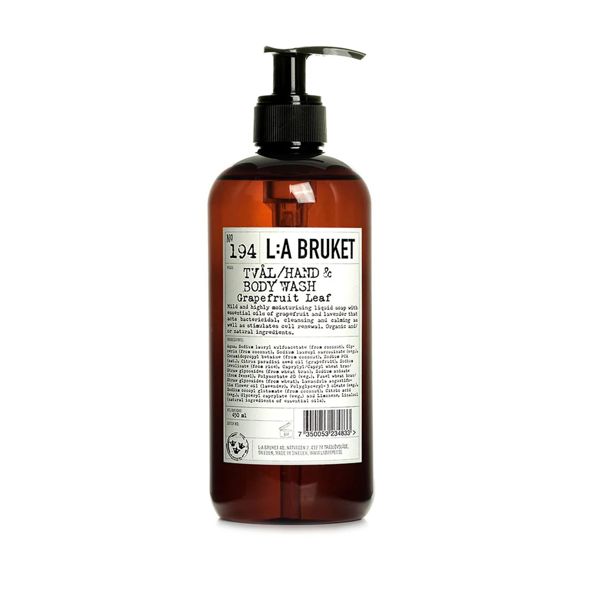 L:A BRUKET No 193 Body Lotion Grapefruit Leaf