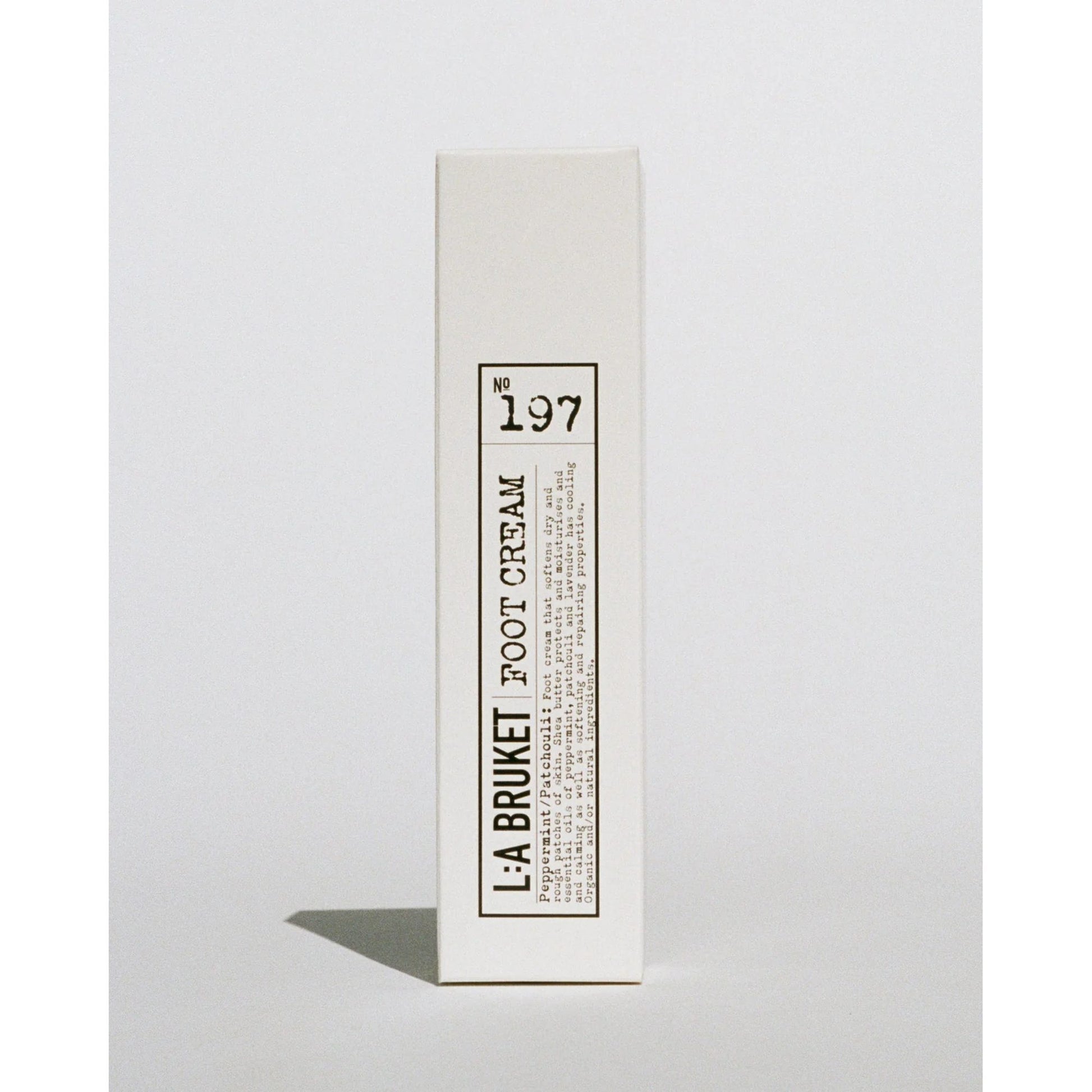 L:A BRUKET No 197 Foot Cream (Fußcreme) - Pfefferminze / Patchouli