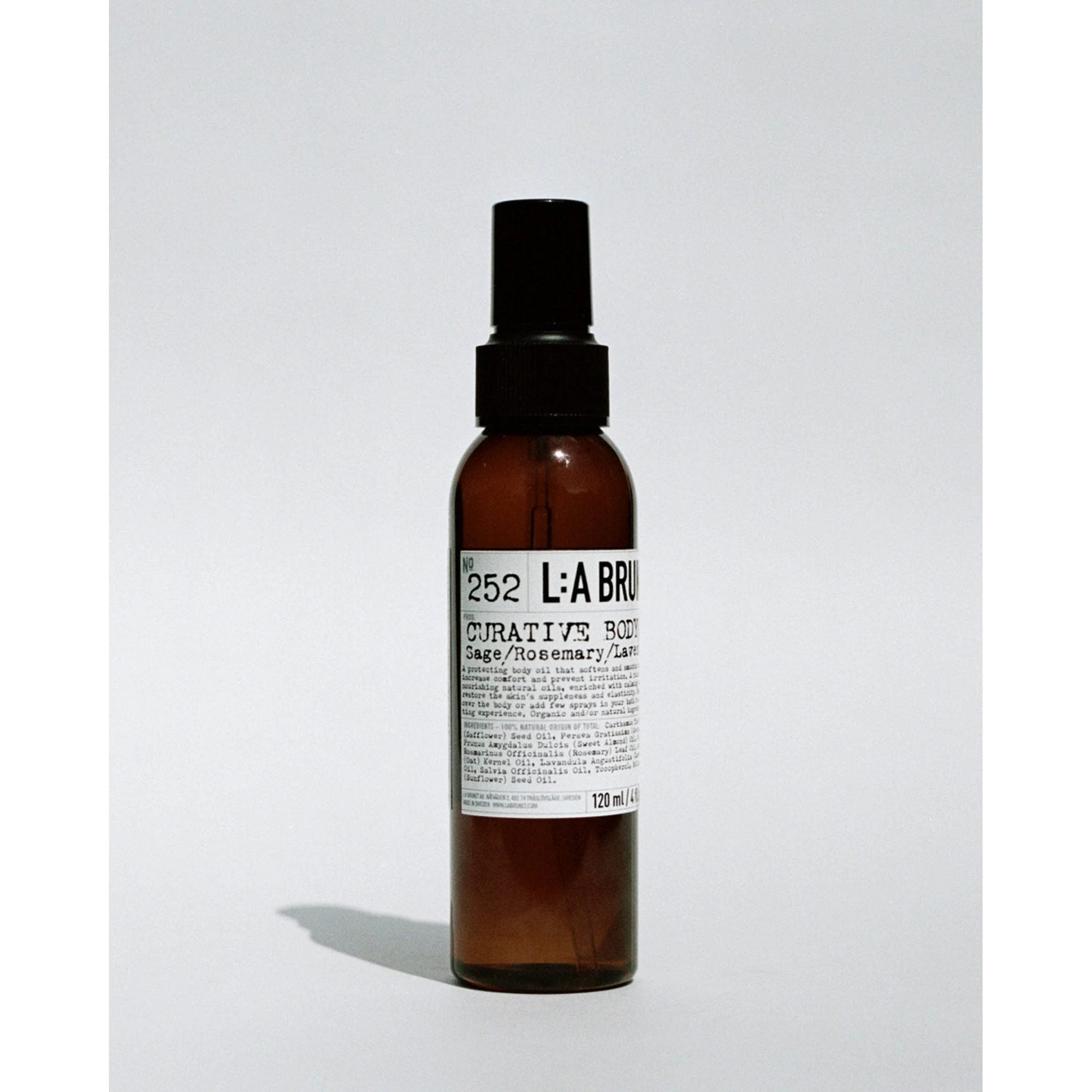 L:A BRUKET No 252 Body Oil / Körperöl: Salbei, Rosmarin + Lavendel