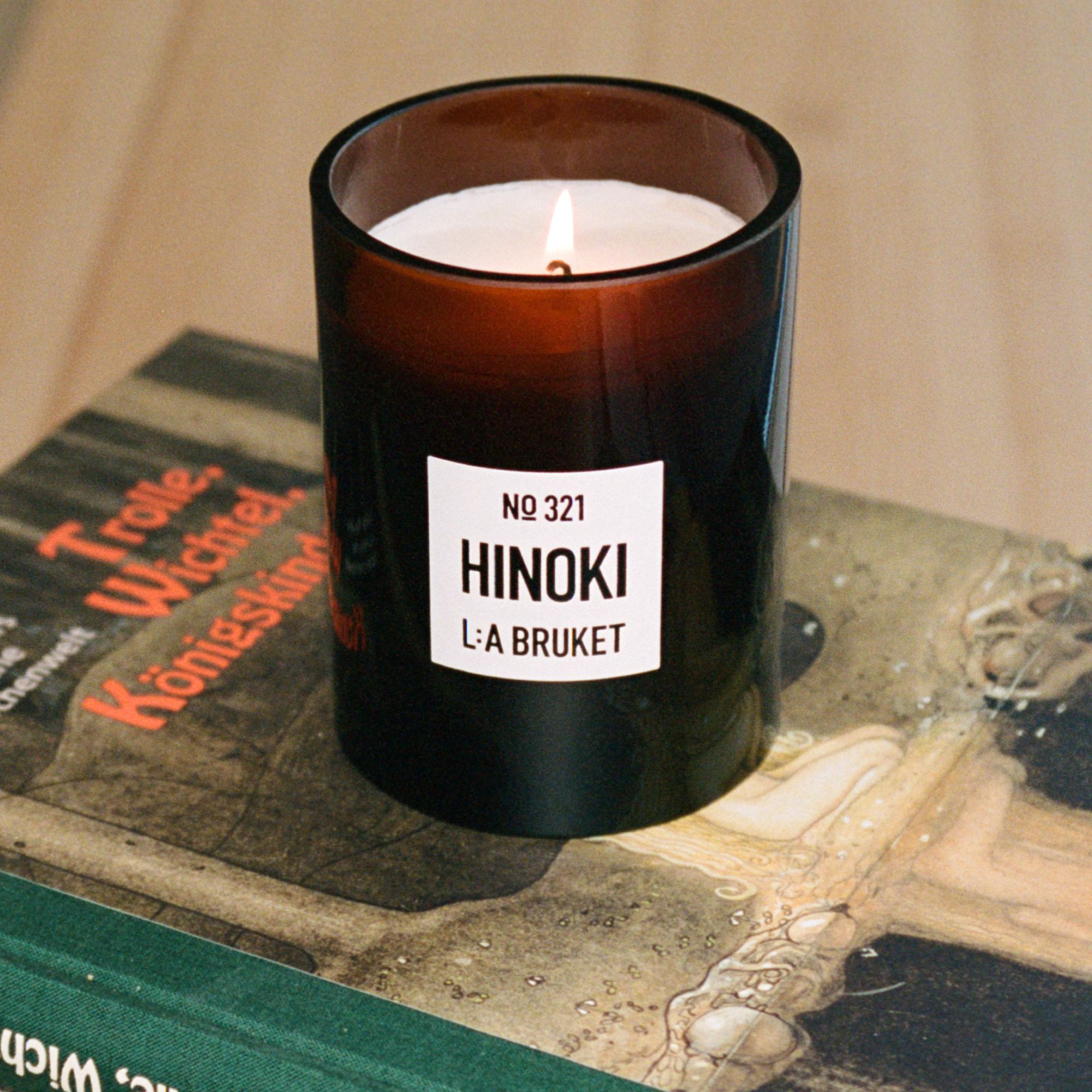 L:A BRUKET No 321 Candel Hinoki
