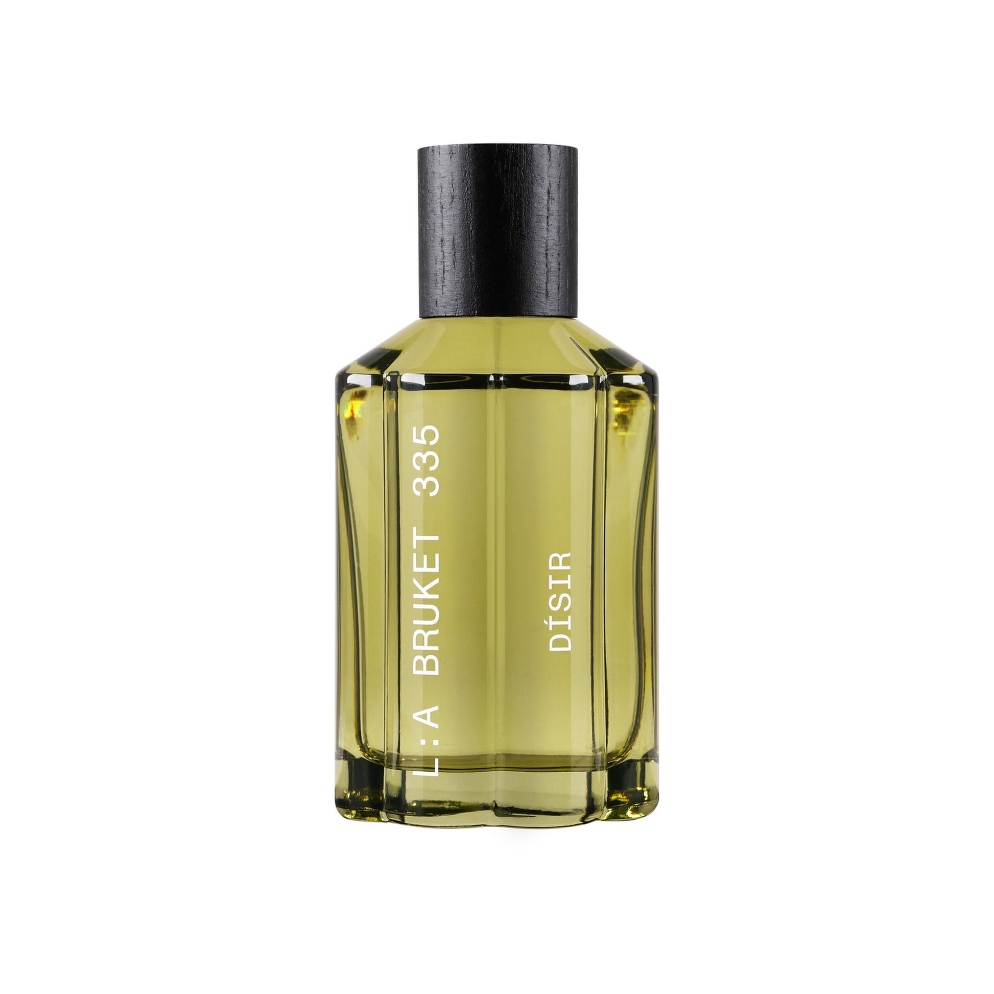 No 335 Dísir: L:A BRUKET No 335 Dísir Eau de Parfum – Flakon vor weißem Hintergrund