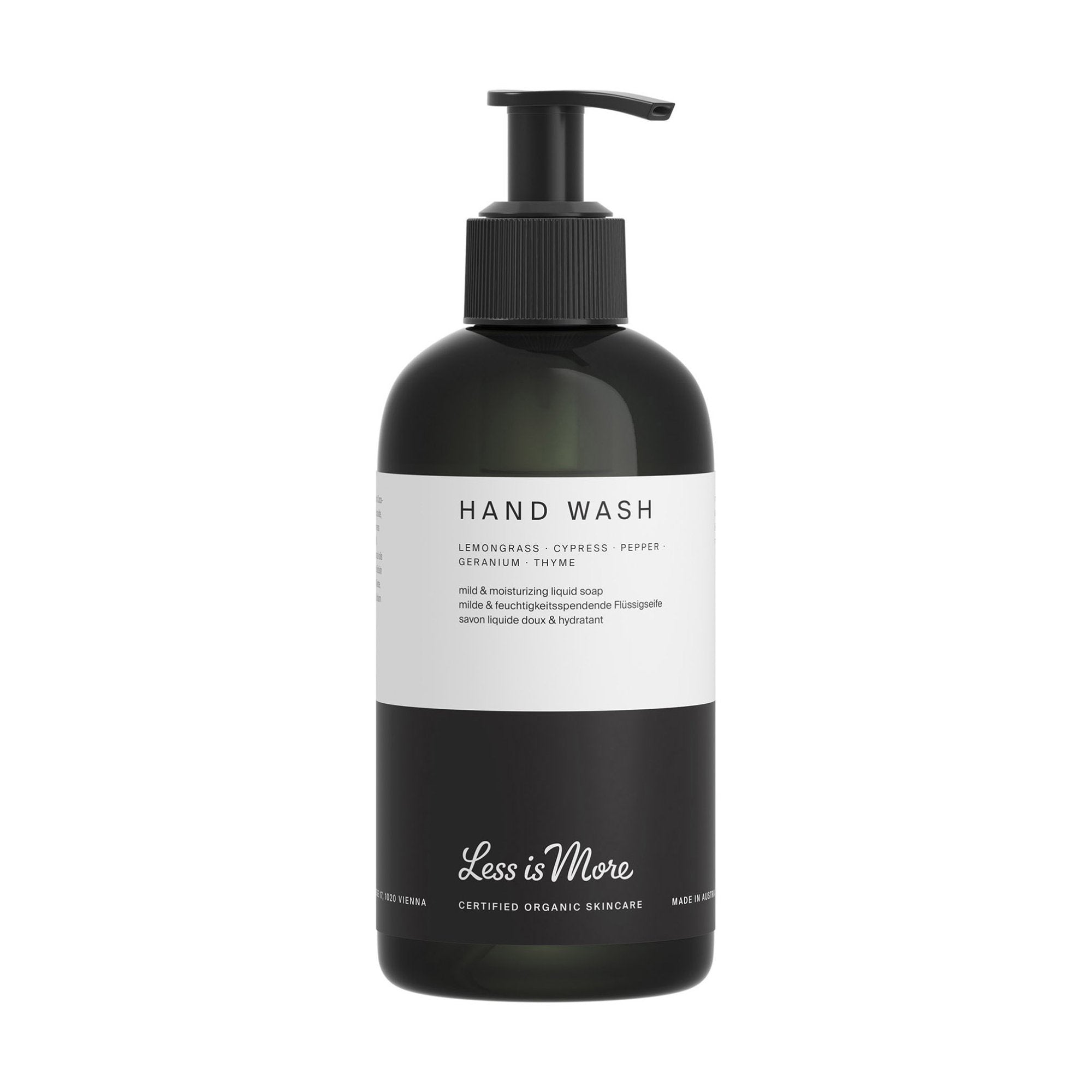 Less is More Hand Wash Lemongrass Cypress