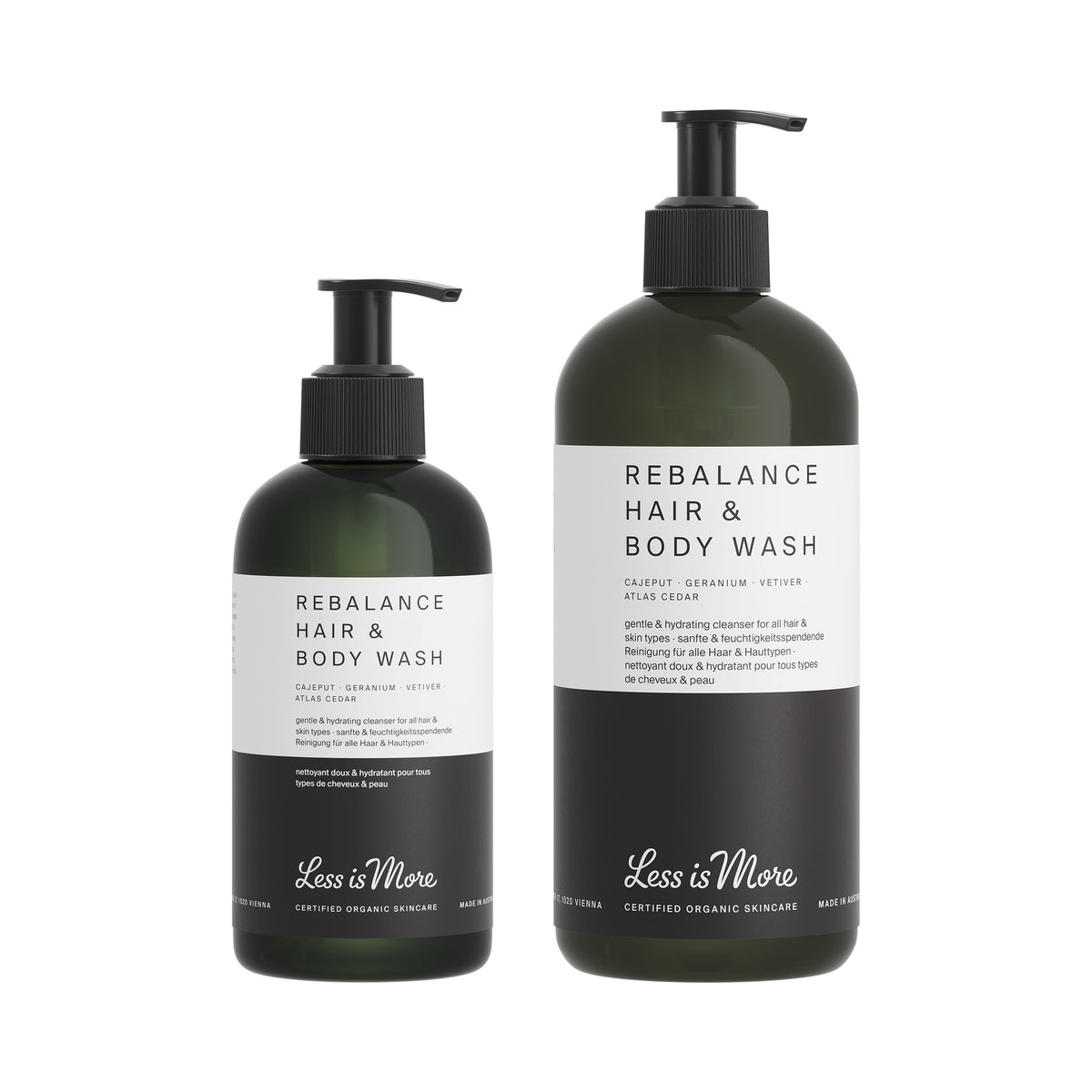 Less is More Rebalance Hair & Body Wash – 250 ml und 500 ml