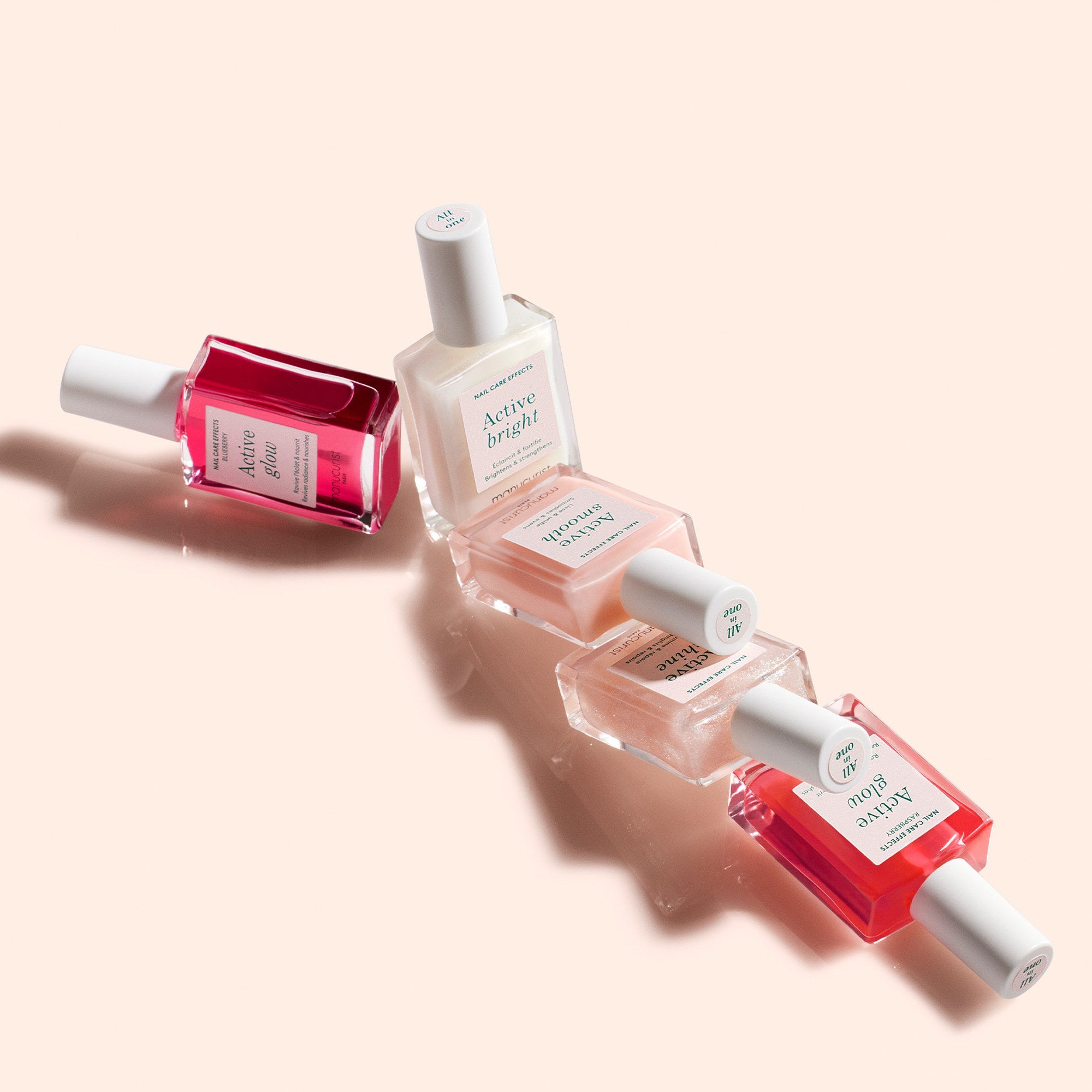 Manucurist Active Shine – Flakons der Active-Pflegeserie im Set