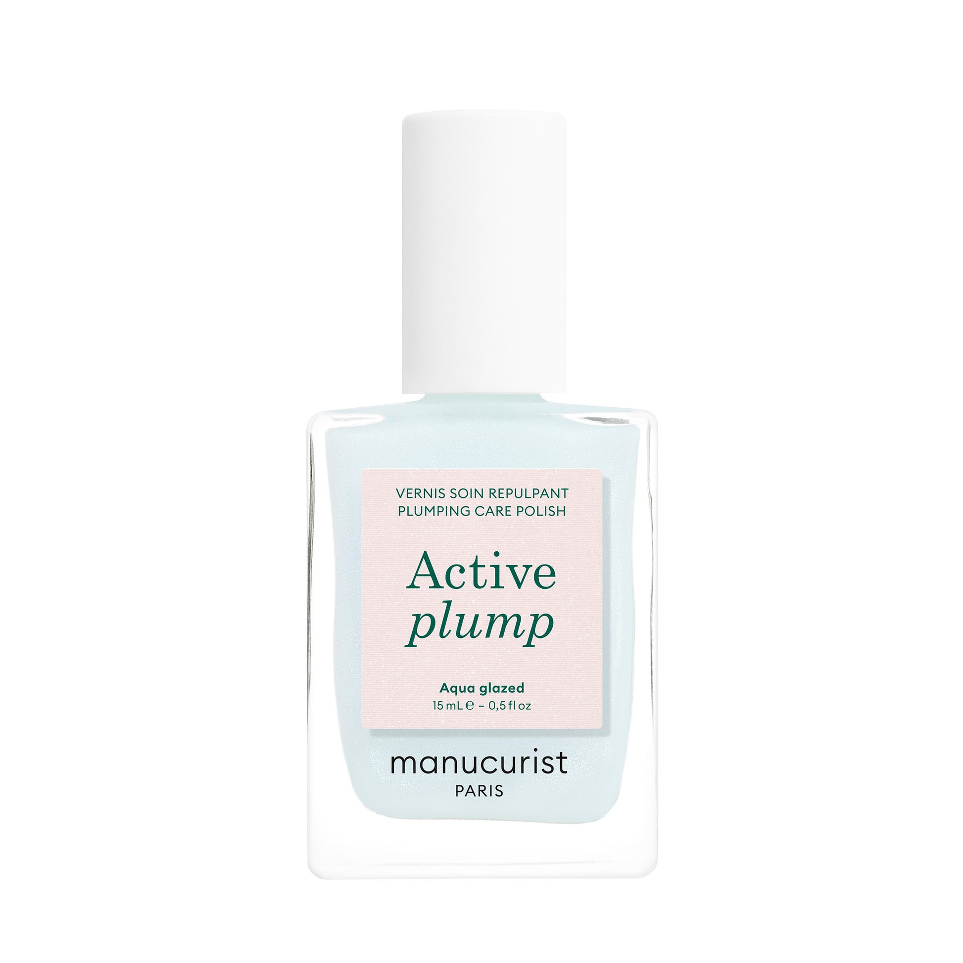 Manucurist ACTIVE Plump Aqua Glazed Nagellack 15ml, Flakon