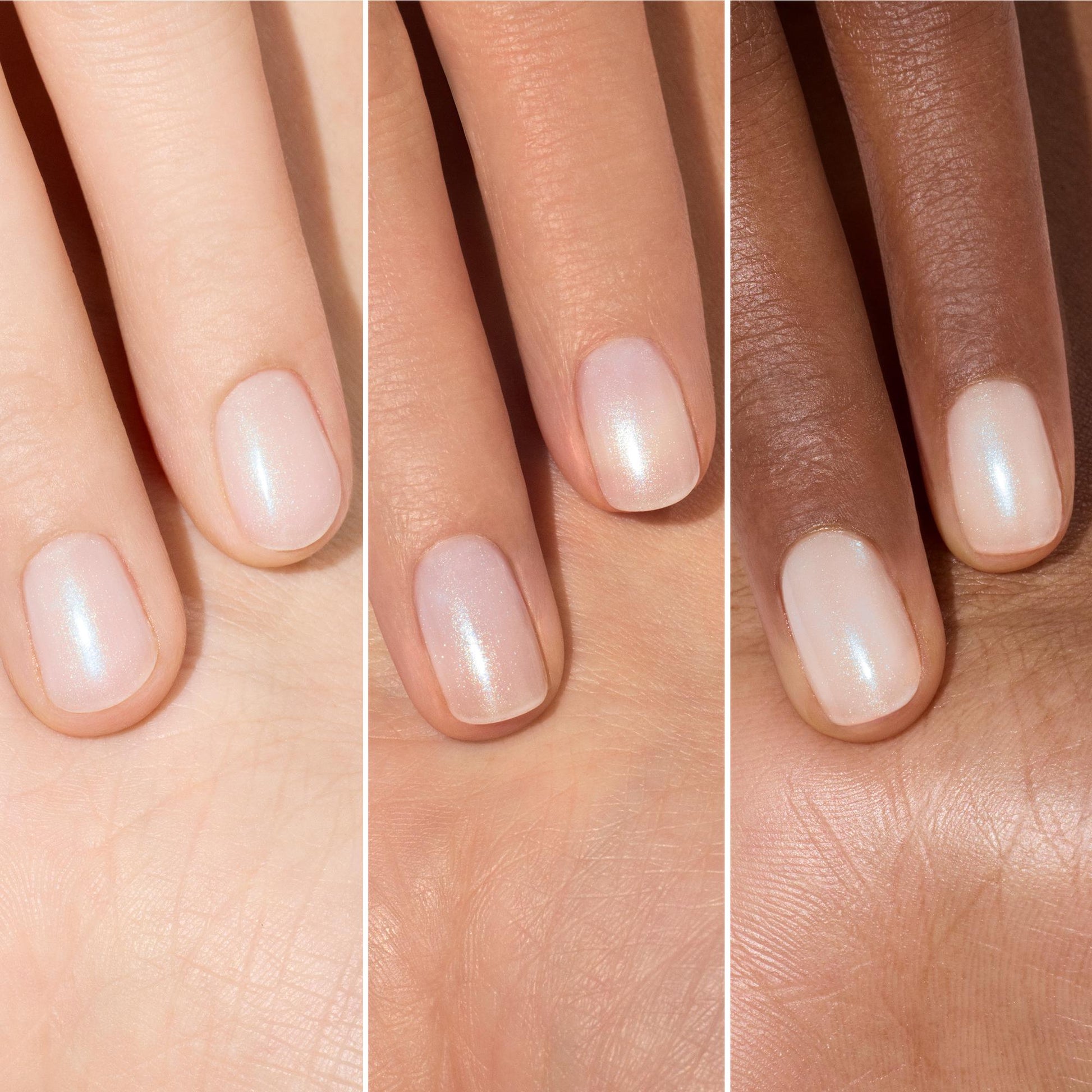 Manucurist ACTIVE Plump Aqua Glazed – Finish auf drei Hauttönen