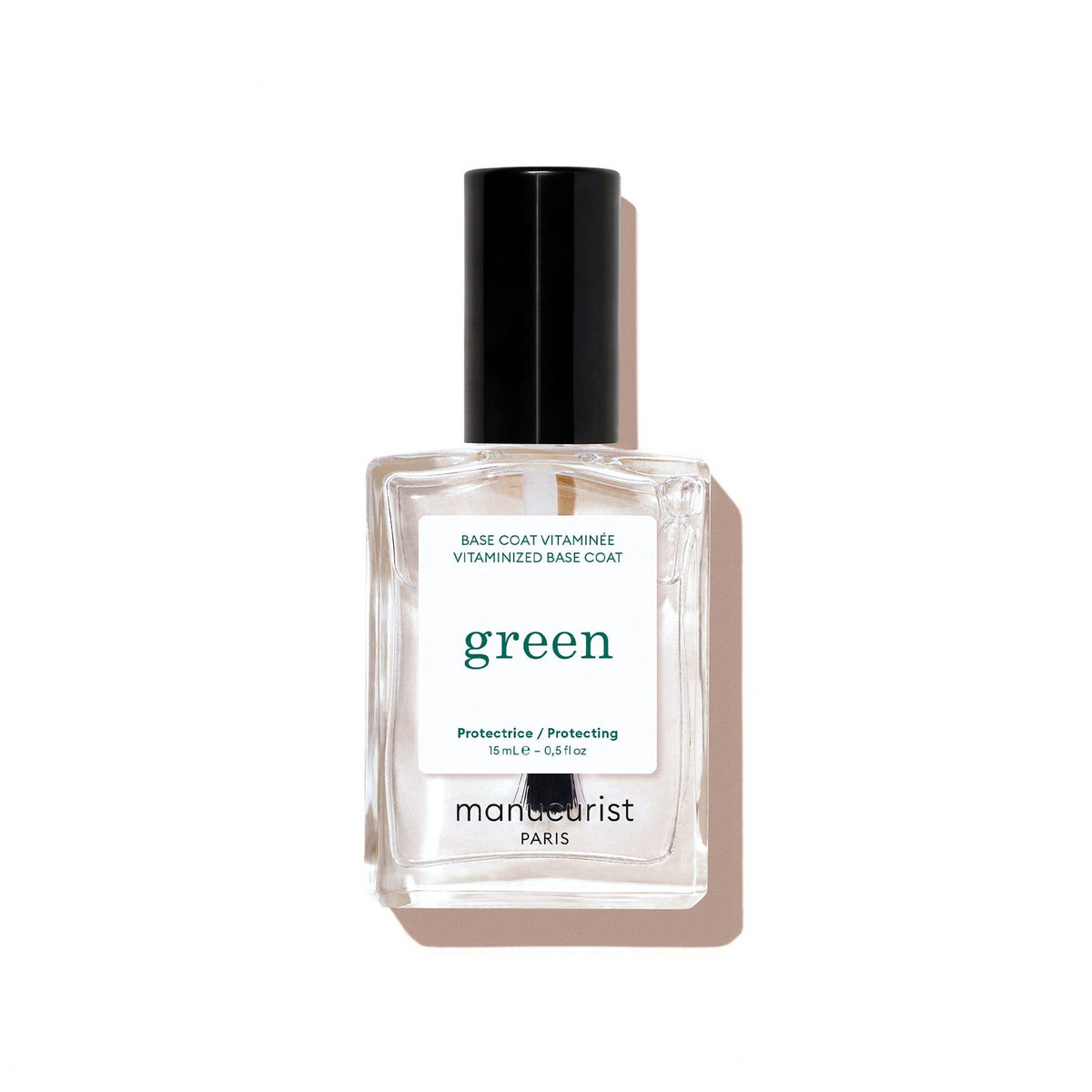 Manucurist Base Coat Vitaminée Green 15ml, transparenter Unterlack der Serie green