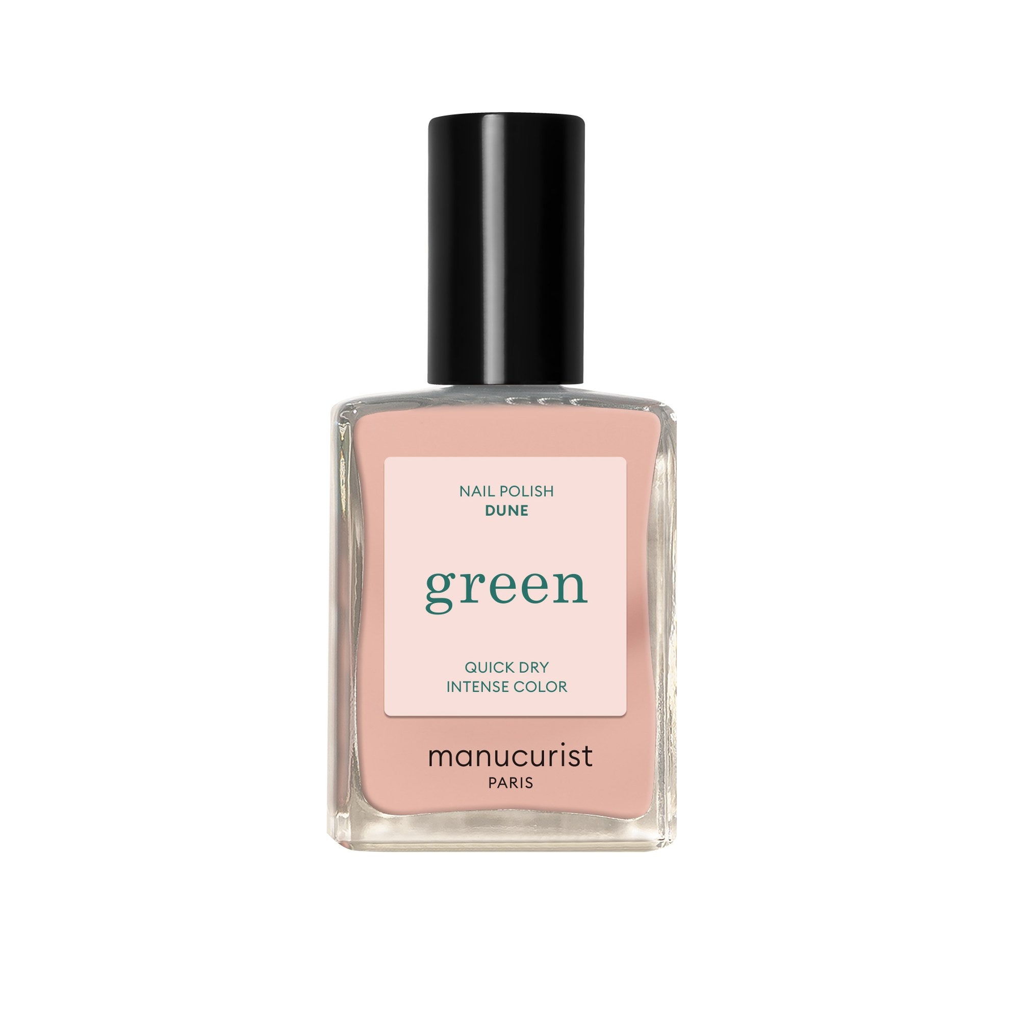 Manucurist Dune Nagellack 15ml, Flakon der Serie green in zartem Nude-Rosé