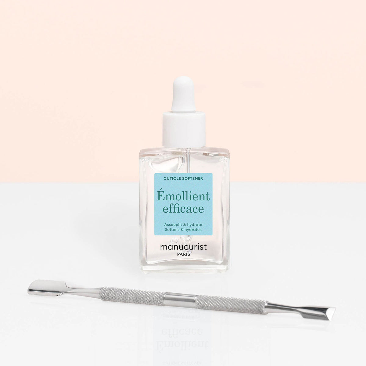 Manucurist Emollient efficace – Nagelhaut-Gel, 15ml – Flasche mit Hautschieber
