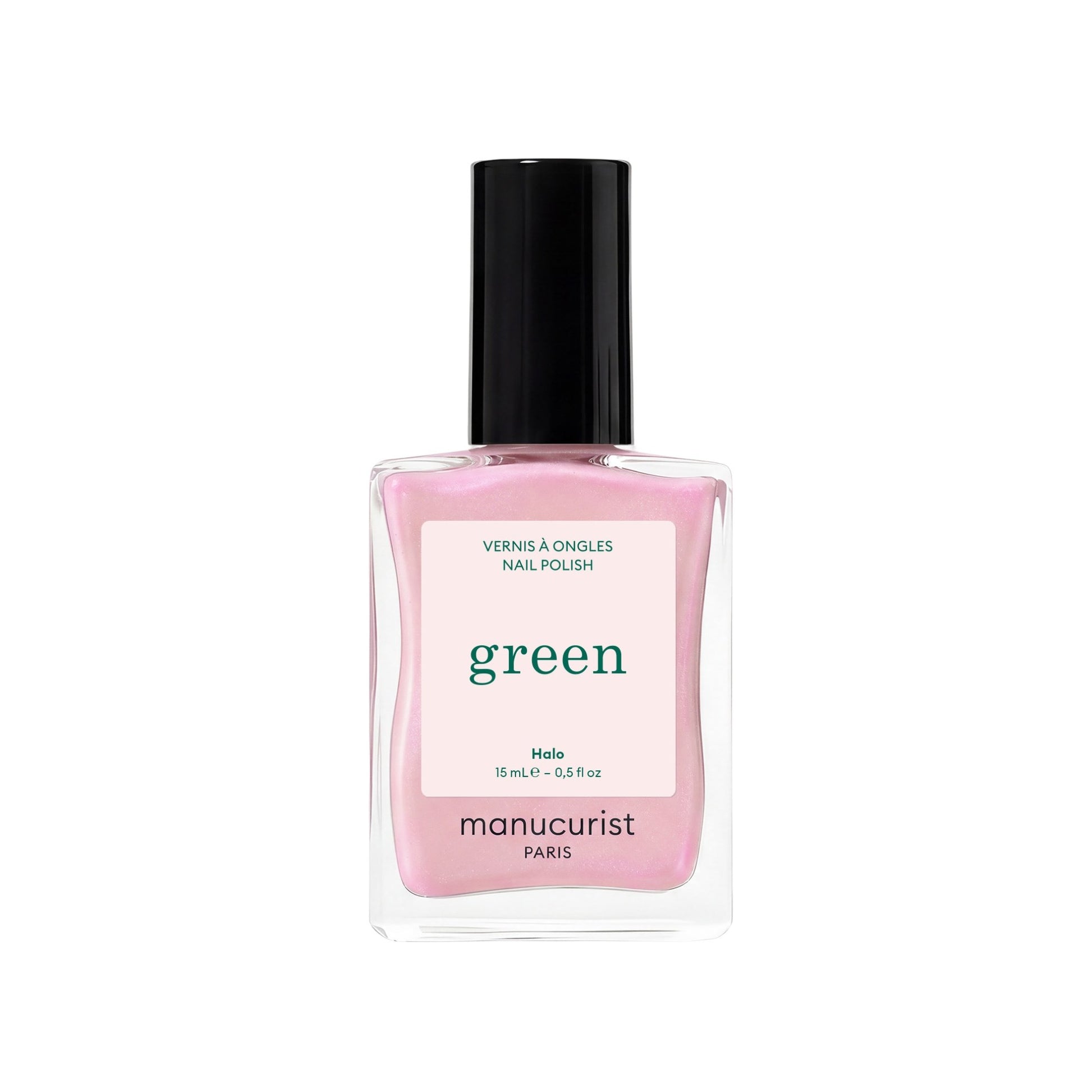 Manucurist Halo Nagellack 15ml, Flakon der Serie green in zartem Rosa