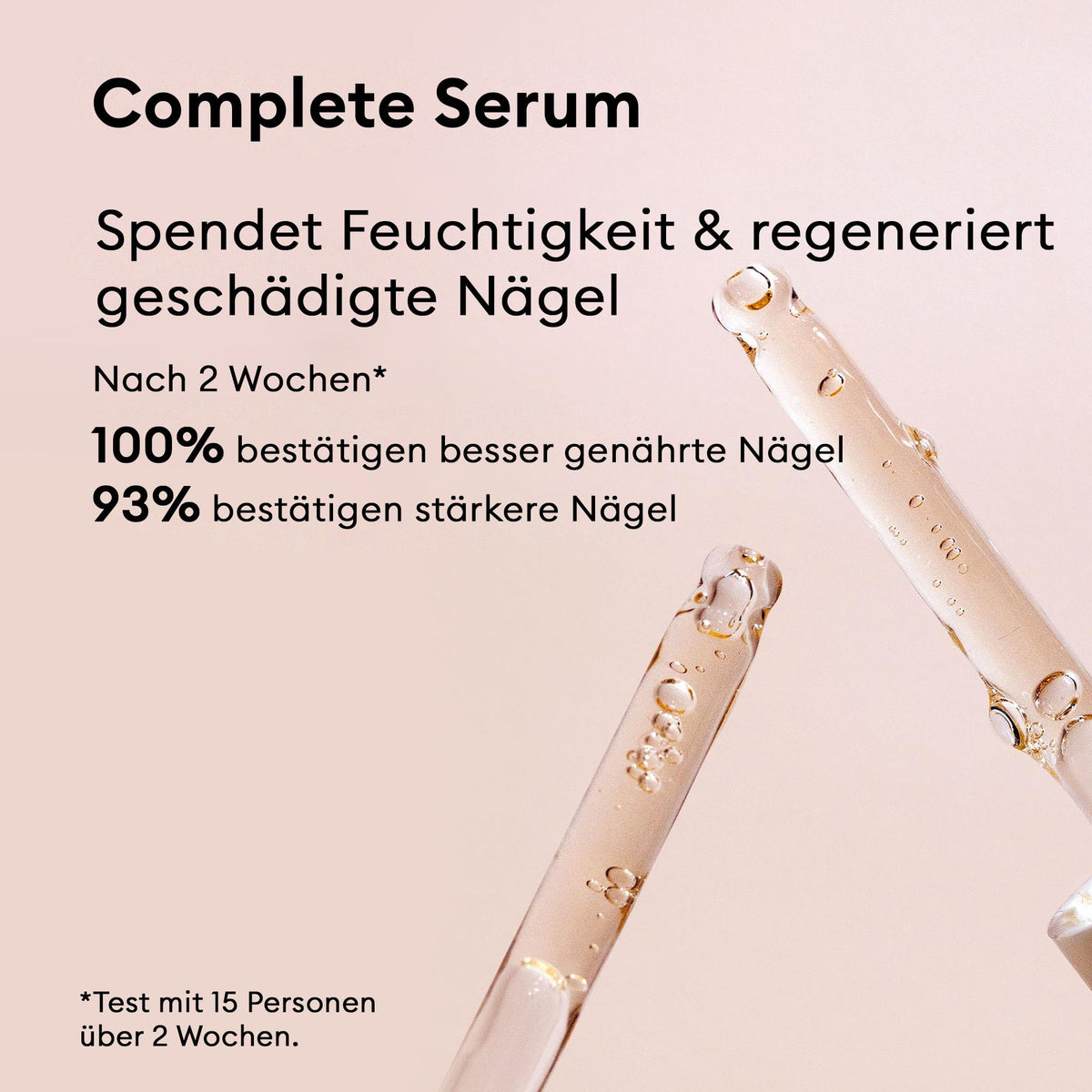 Manucurist Sérum Complet – Feuchtigkeitsserum, Ergebnis laut Herstellertest