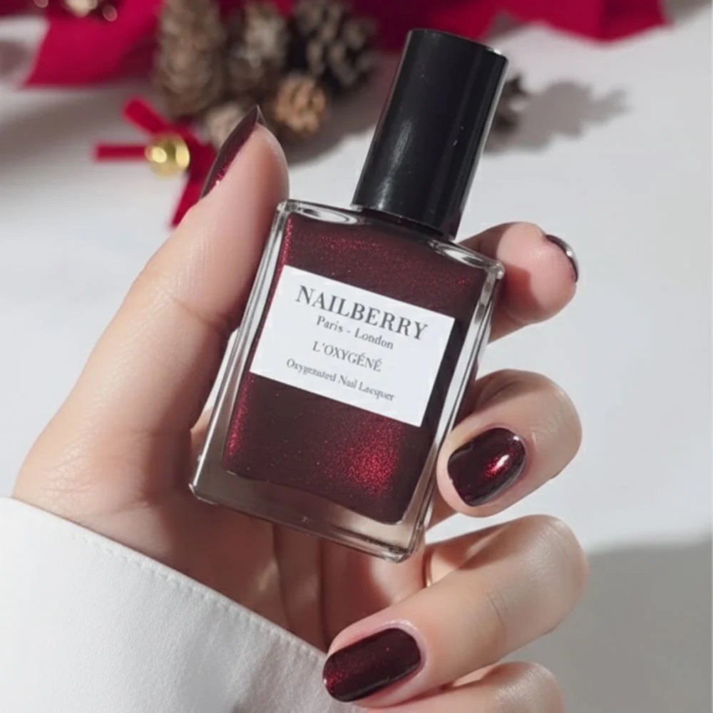 Nailberry L'Oxygéné – Very Merry Merlot, 15ml